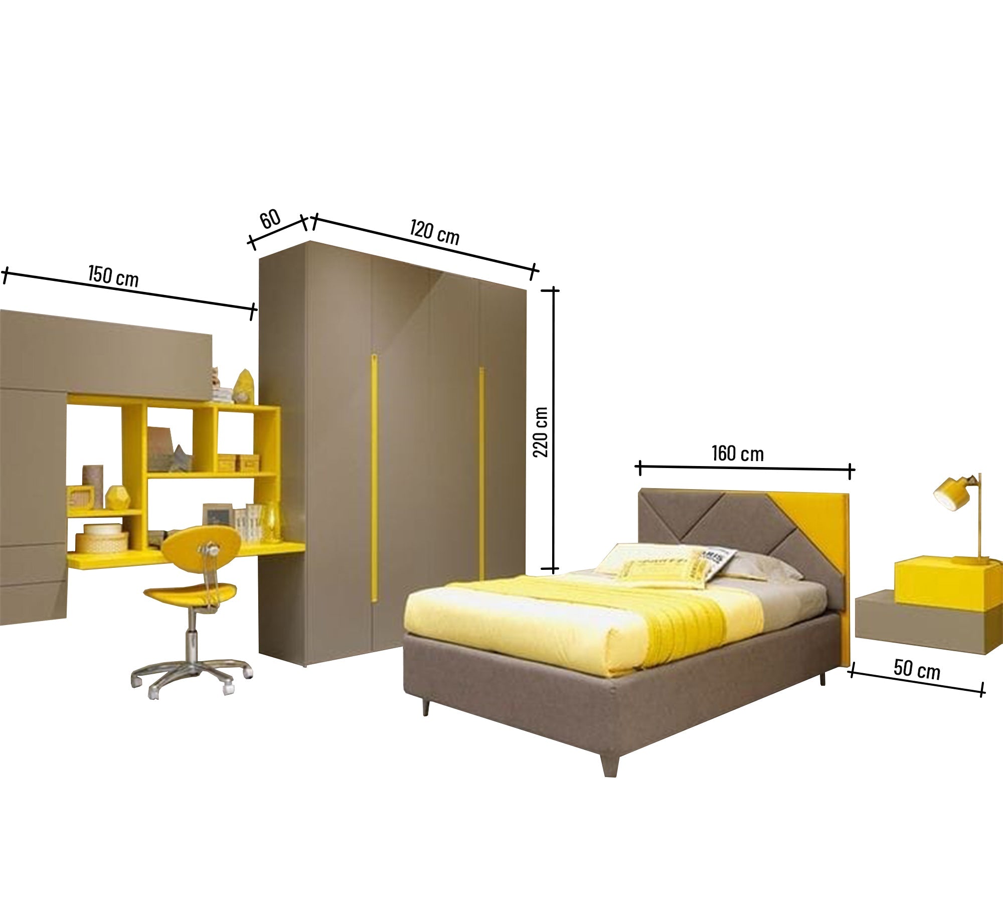 Cumin*yellow children s bedroom - Vitrine Furniture - Kids Rooms