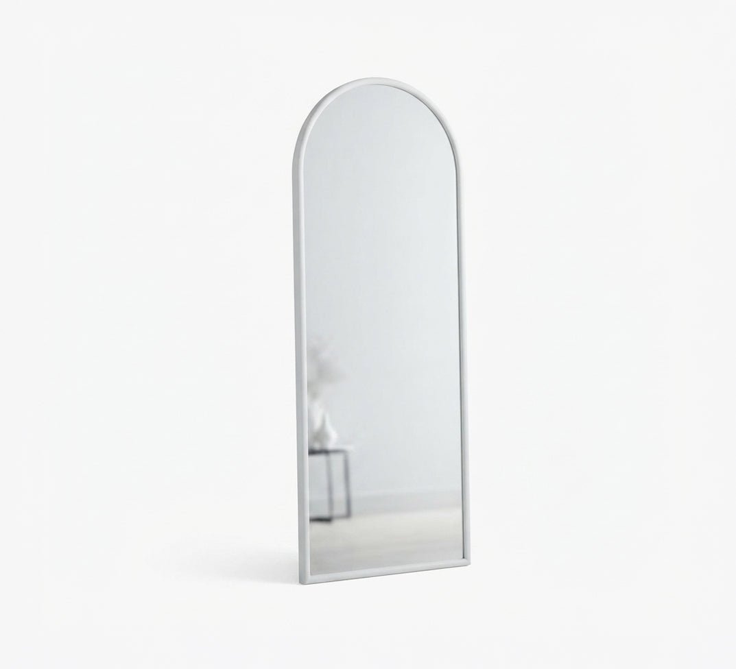 Curved Floor Mirror with Thin Frame - Vitrine Furniture - Mirrors
