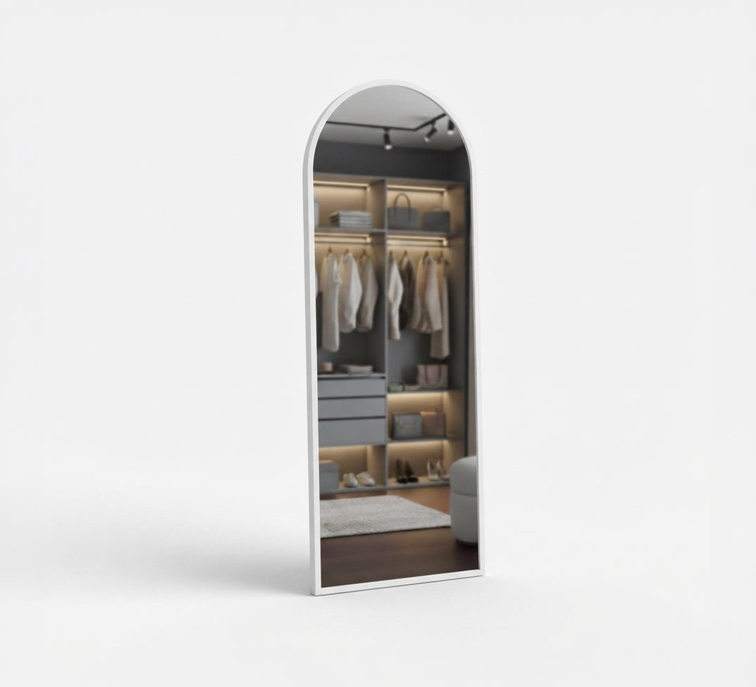 Curved Full-Length Dressing Room Mirror - Vitrine Furniture - Mirrors