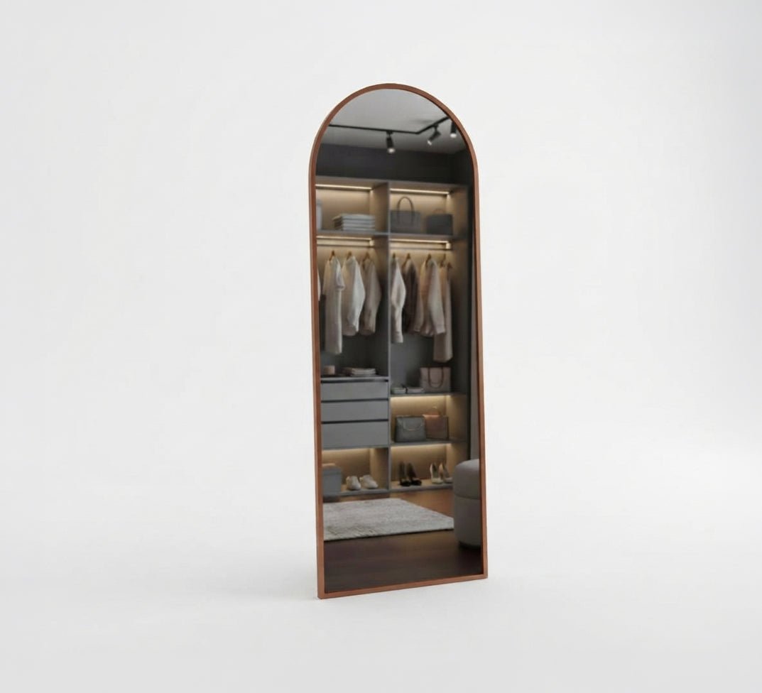 Curved Full-Length Dressing Room Mirror - Vitrine Furniture - Mirrors