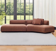 Curved two - piece sofa - Vitrine Furniture - Furniture