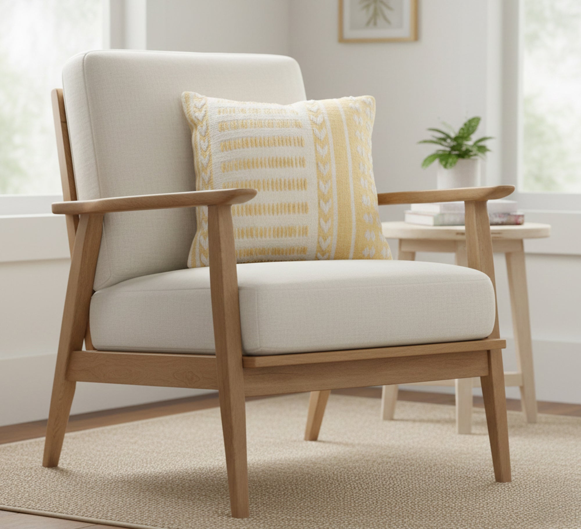 Cushions adorned with calming and cheerful colored lines - Vitrine Furniture - Accessories