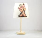 Cute little dog table lamp with beige base - Vitrine Furniture - Lighting