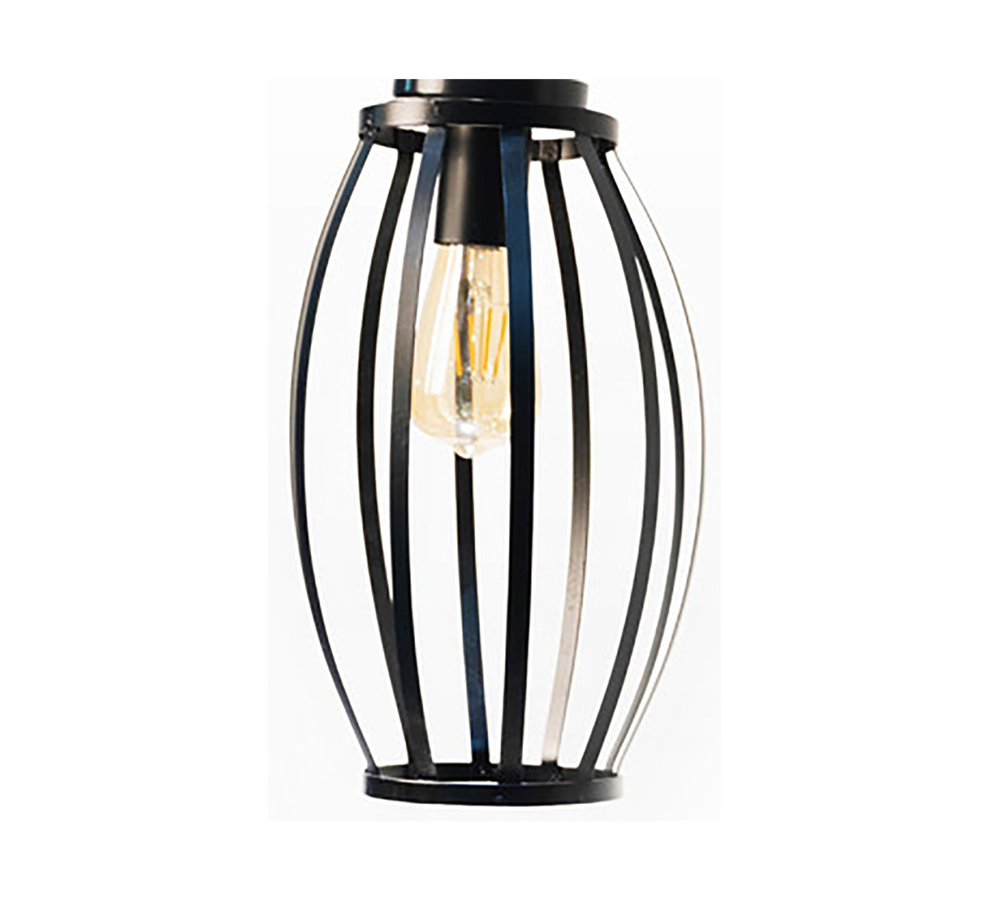 Cylinder Metal Hollow Cage Lamp - Vitrine Furniture - Lighting