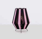 Cylindrical bamboo lampshade for reception spaces - Vitrine Furniture - Lighting