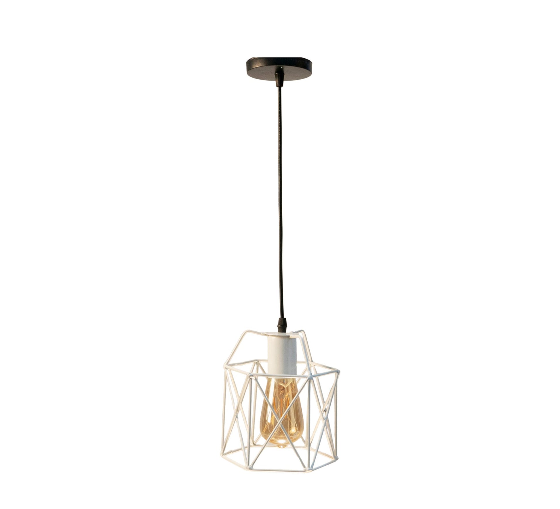 Cylindrical cage pendant - Vitrine Furniture - Lighting