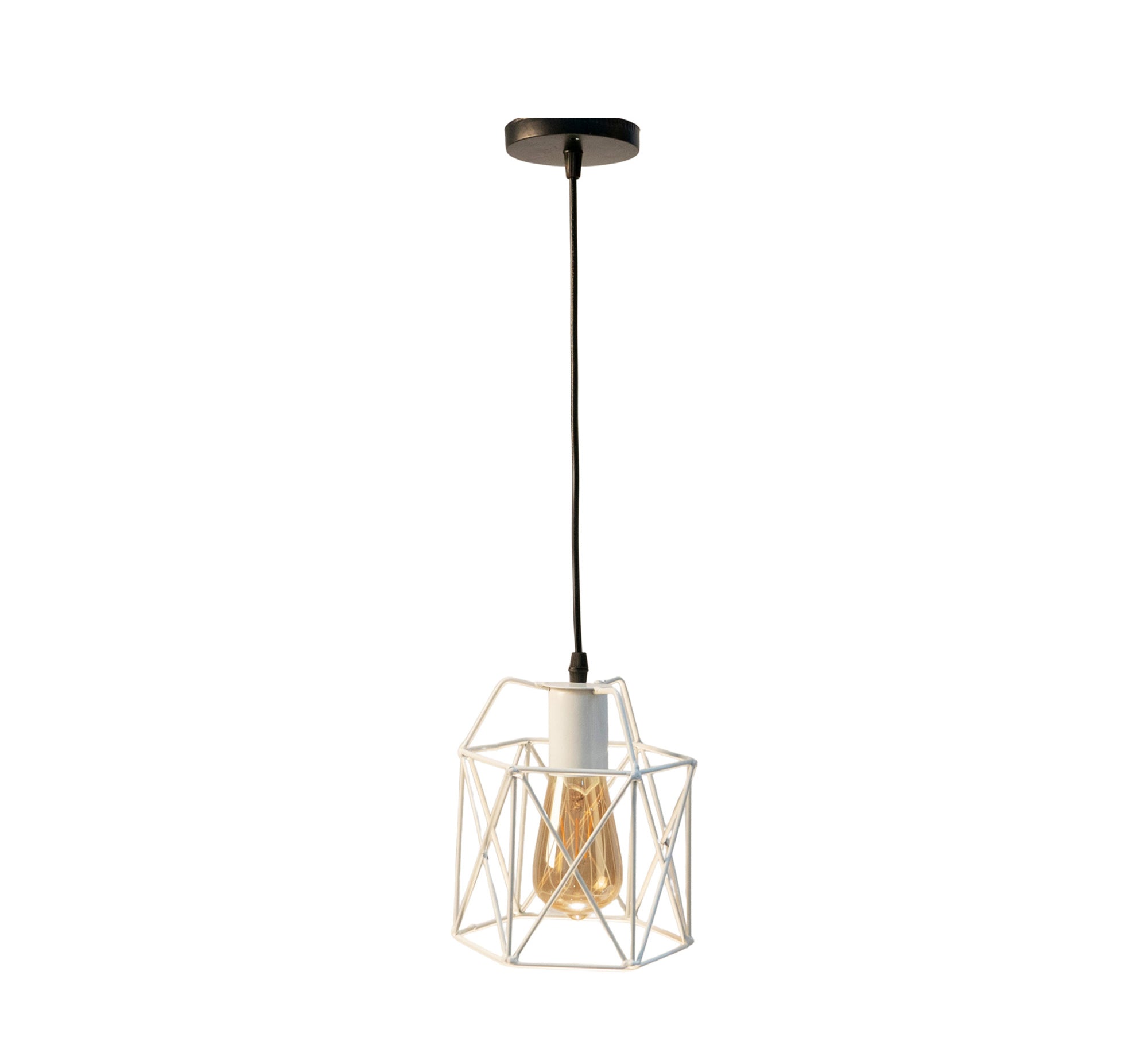 Cylindrical cage pendant - Vitrine Furniture - Lighting