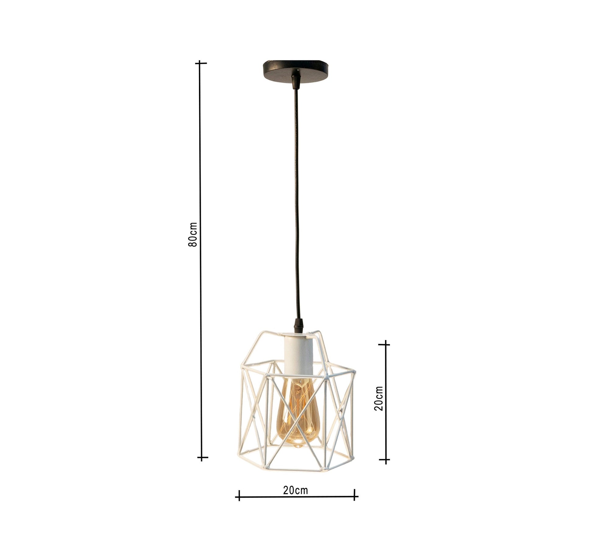 Cylindrical cage pendant - Vitrine Furniture - Lighting