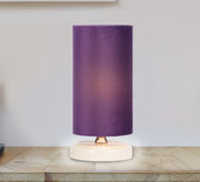 Cylindrical lamp with a purple cover - Vitrine Furniture - Lighting