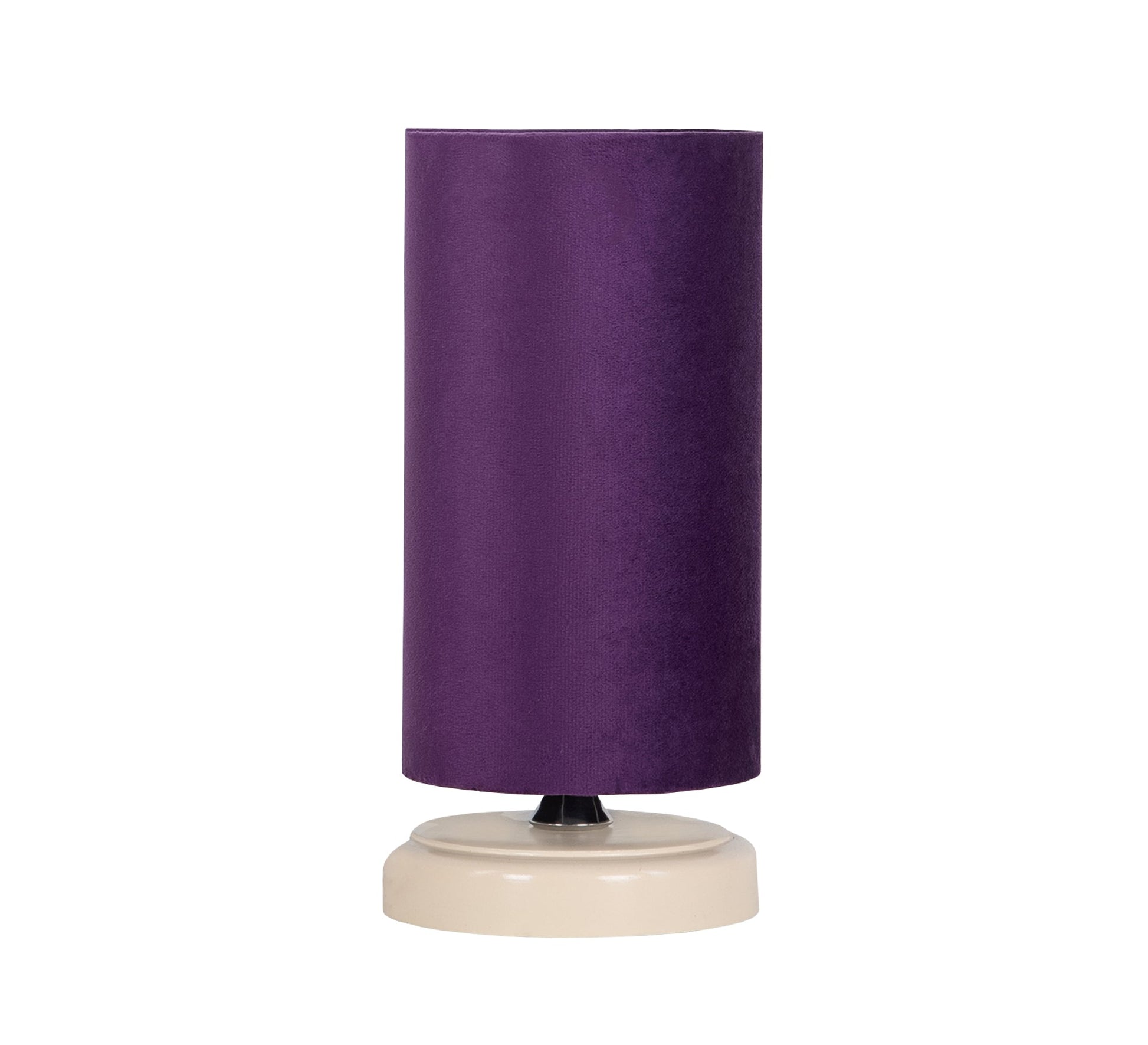Cylindrical lamp with a purple cover - Vitrine Furniture - Lighting