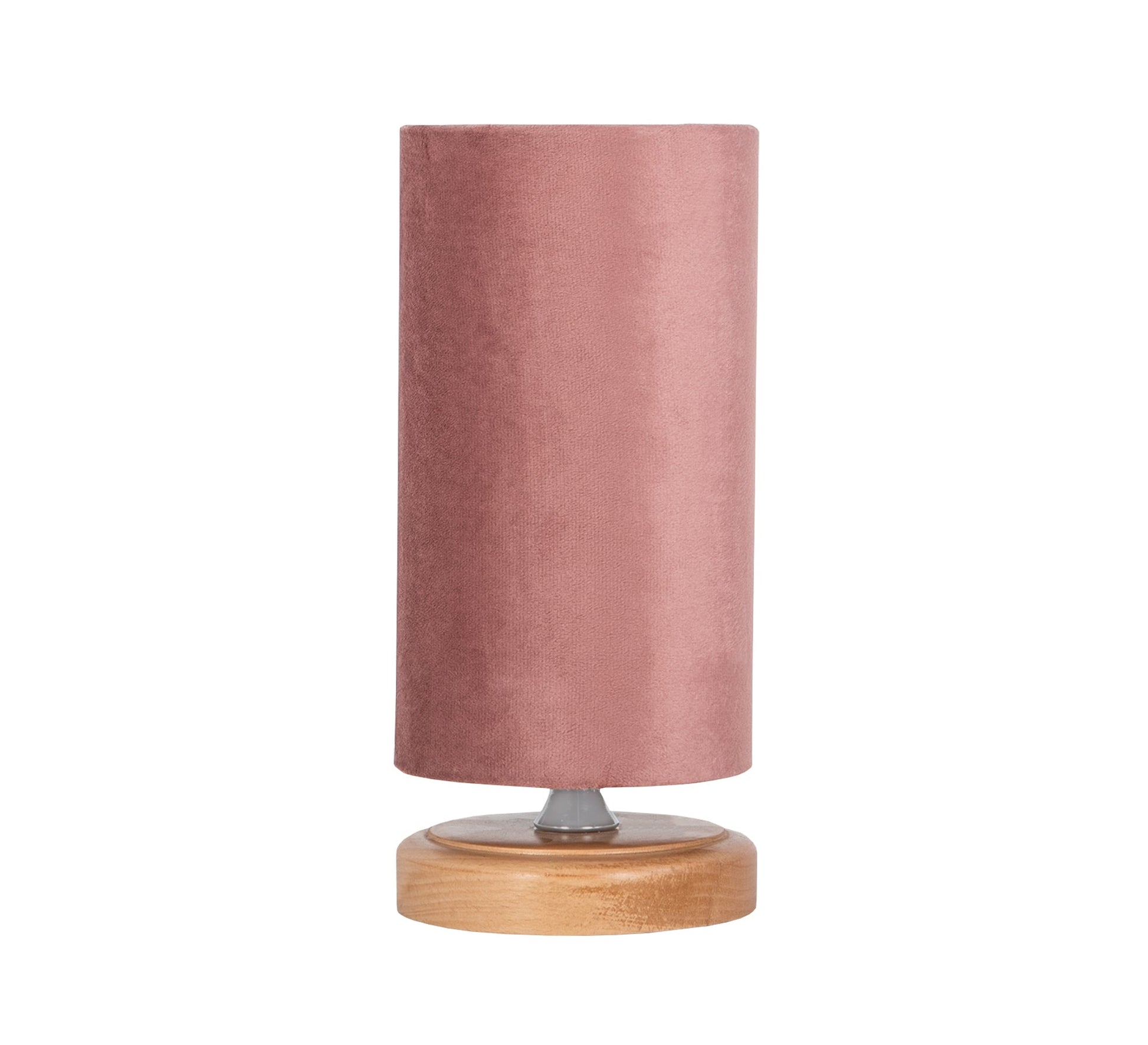 Cylindrical lampshade with cashmere cover - Vitrine Furniture - Lighting
