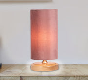 Cylindrical lampshade with cashmere cover - Vitrine Furniture - Lighting