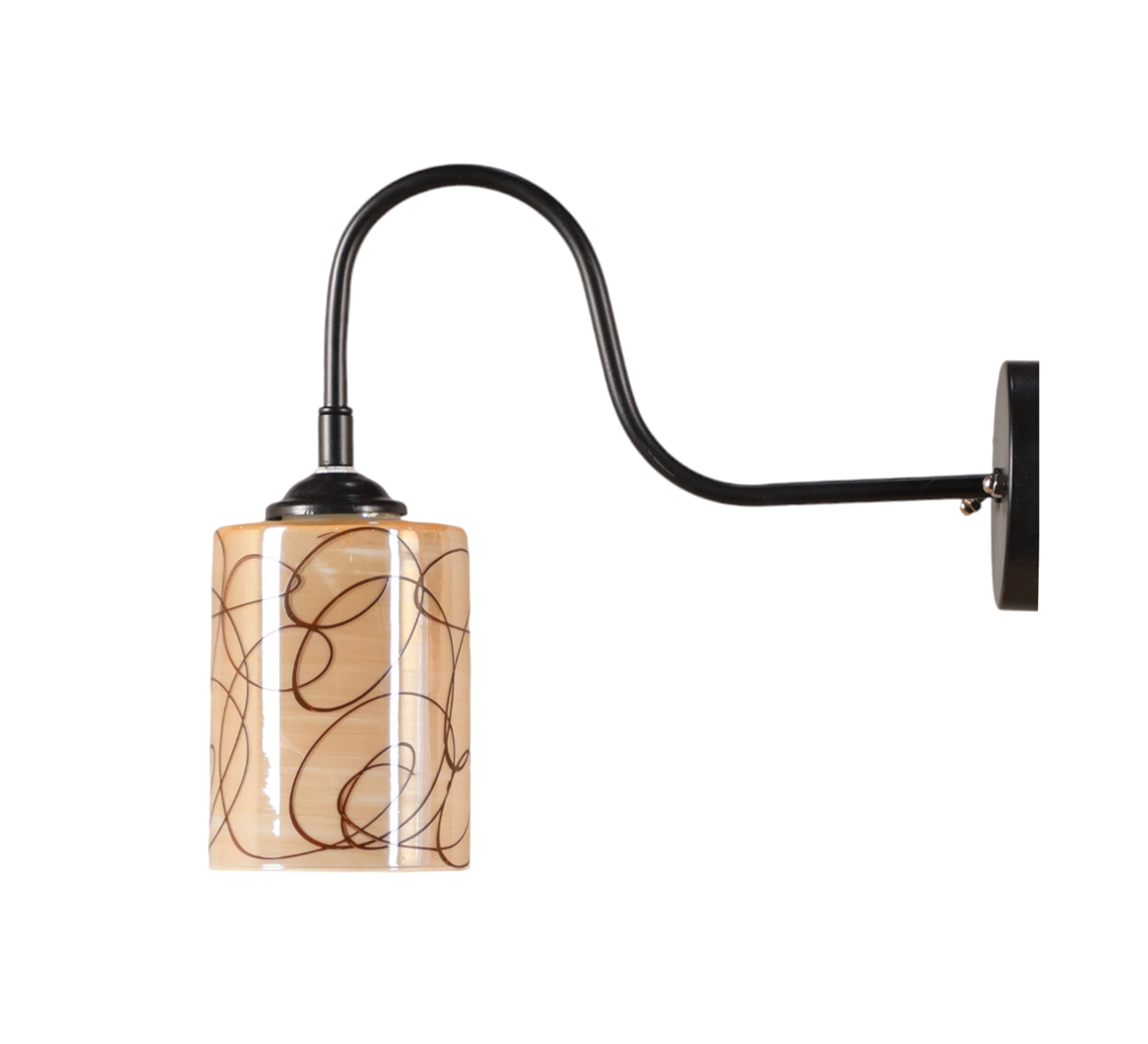 Cylindrical metal and glass pendant lamp - Vitrine Furniture - Lighting