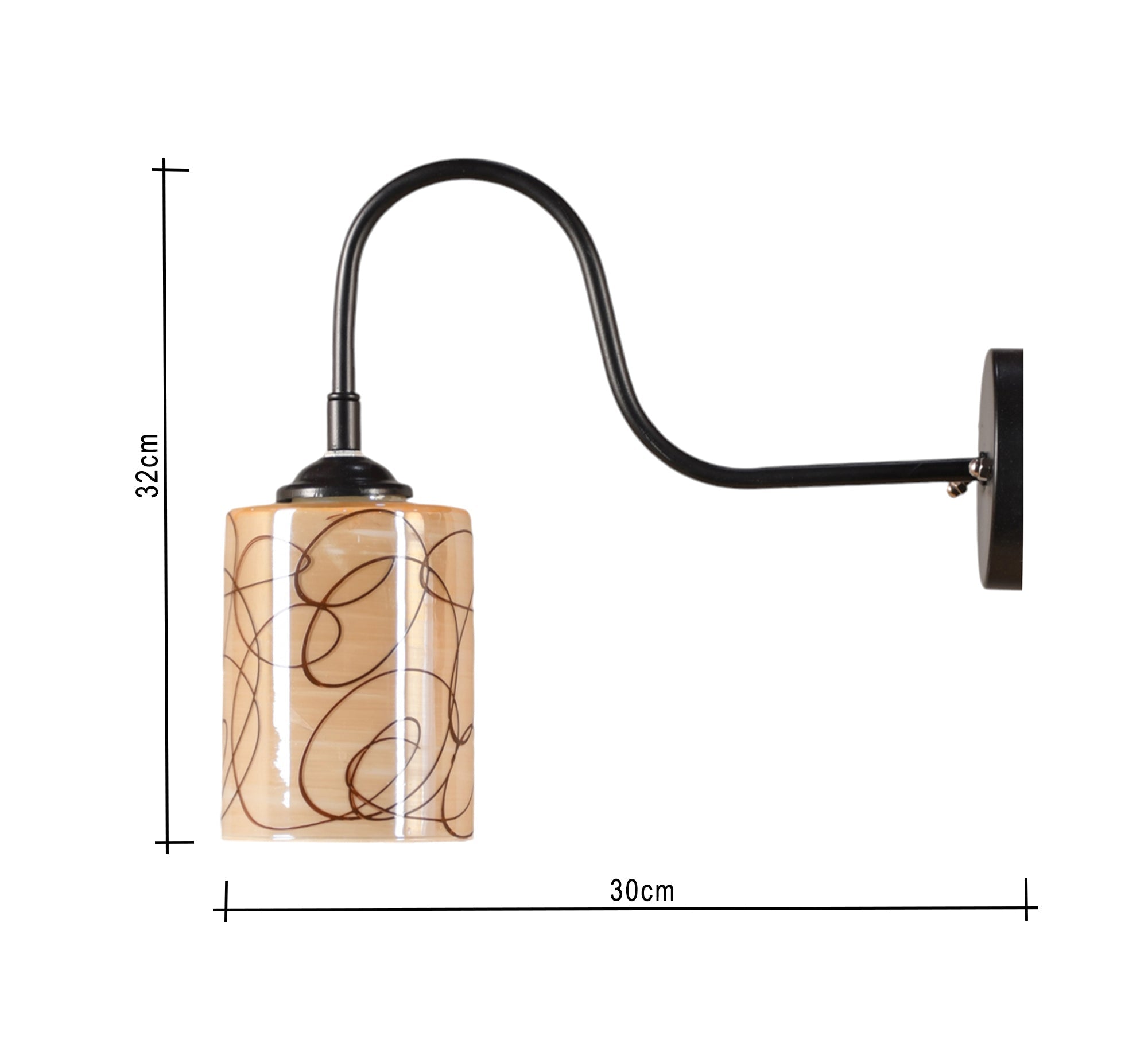 Cylindrical metal and glass pendant lamp - Vitrine Furniture - Lighting