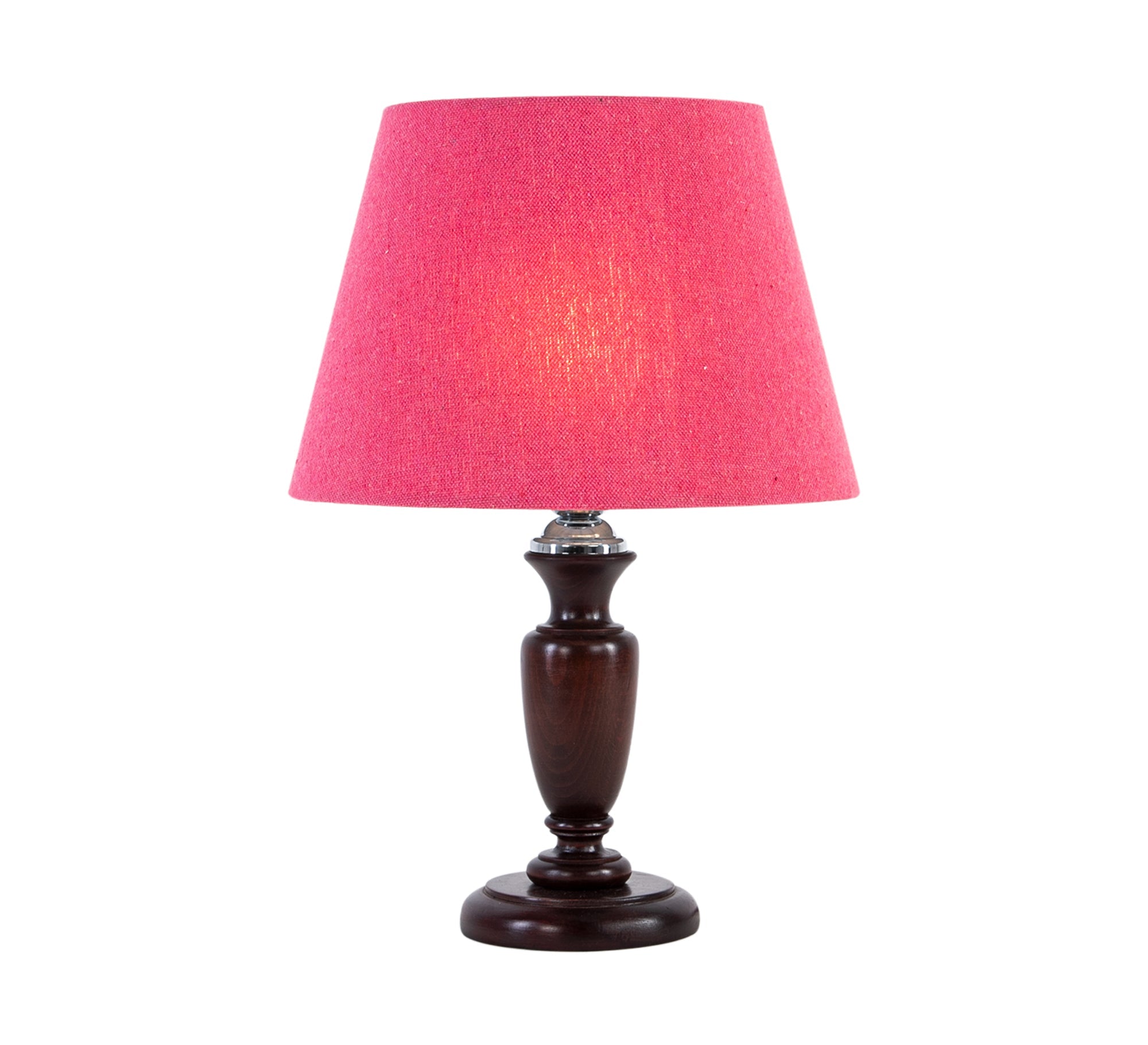 Dark brown column desk lamp - Vitrine Furniture - Lighting