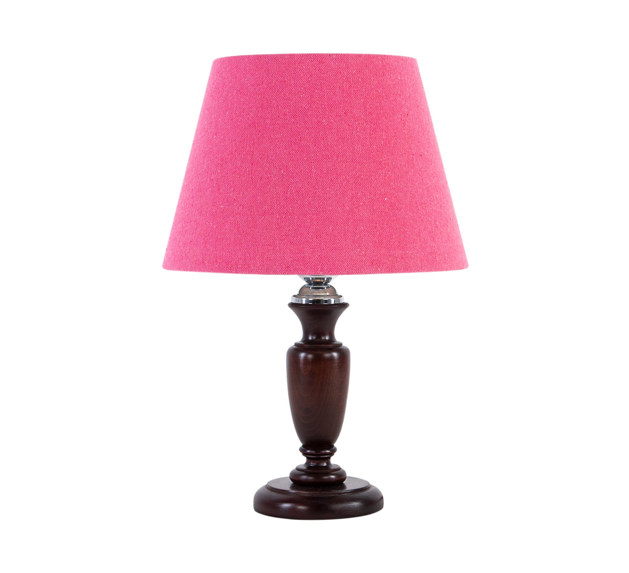 Dark brown column desk lamp - Vitrine Furniture - Lighting