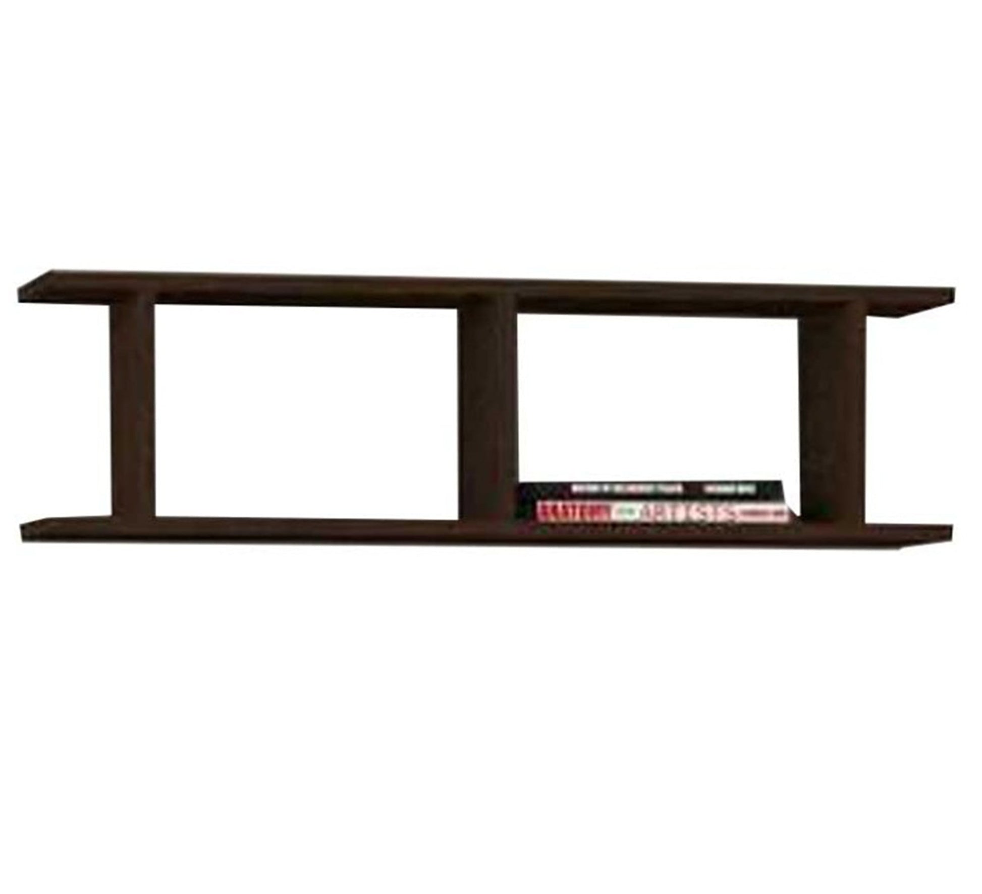 Dark brown MDF shelving unit - Vitrine Furniture - Décor