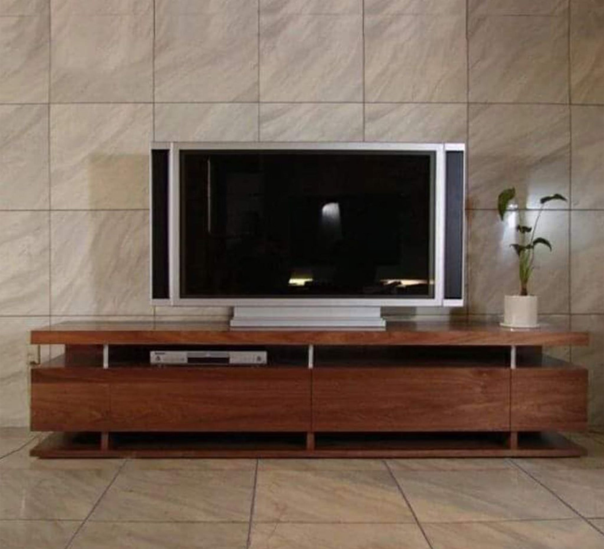 Dark brown TV unit - Vitrine Furniture - TV Table & Cabinet