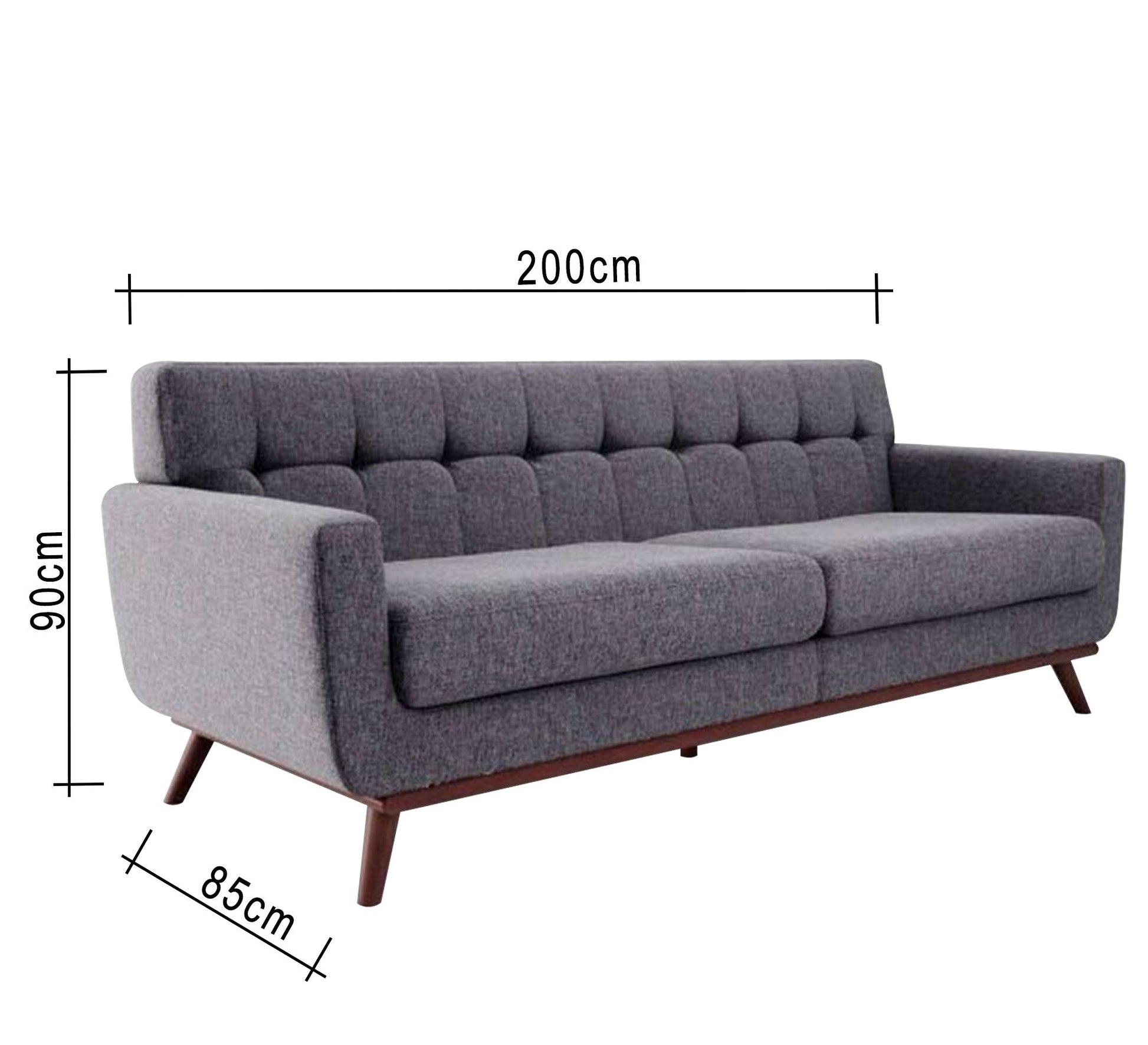 Dark gray sofa - Vitrine Furniture - Living room Sofas