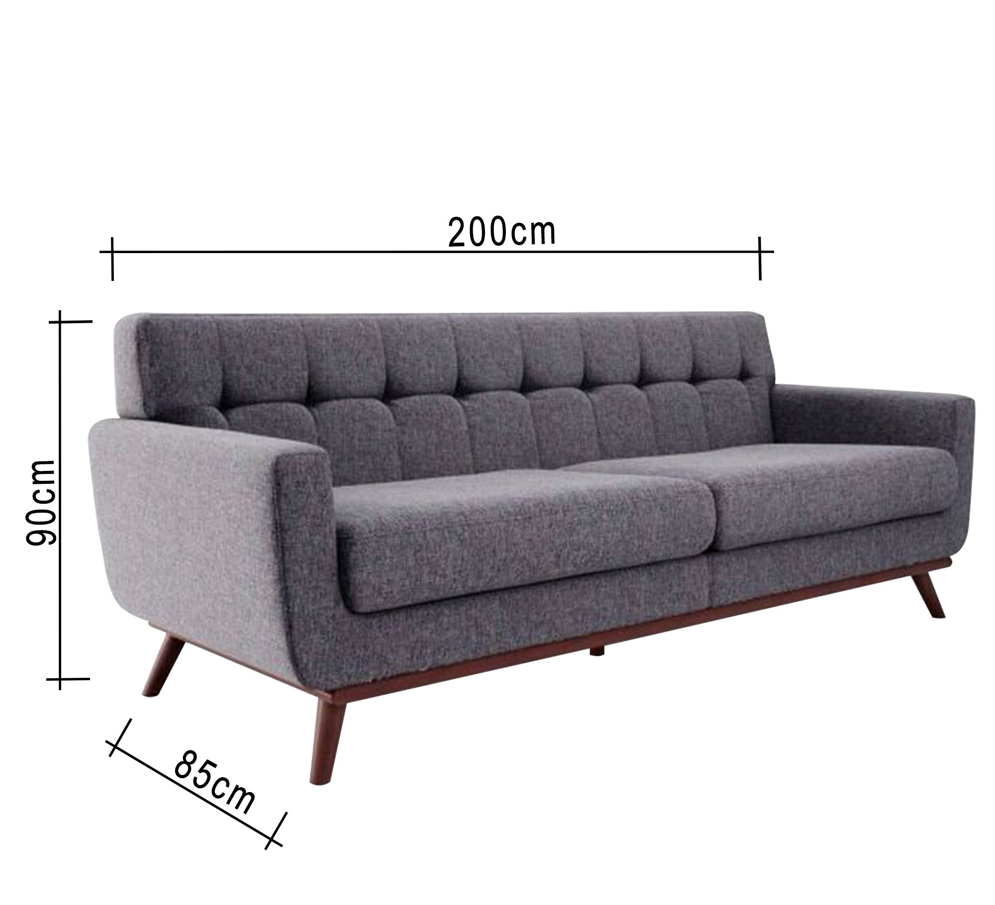 Dark gray sofa - Vitrine Furniture - Living room Sofas