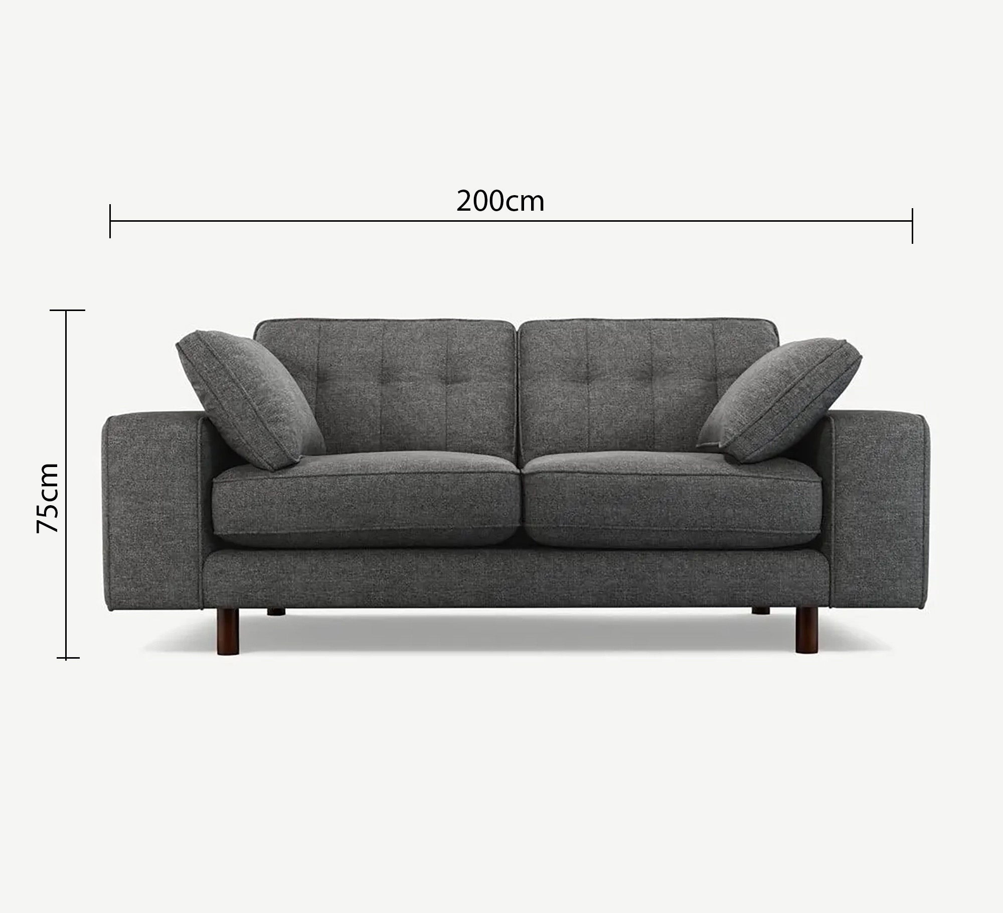 Dark grey sofa - Vitrine Furniture - Sofas