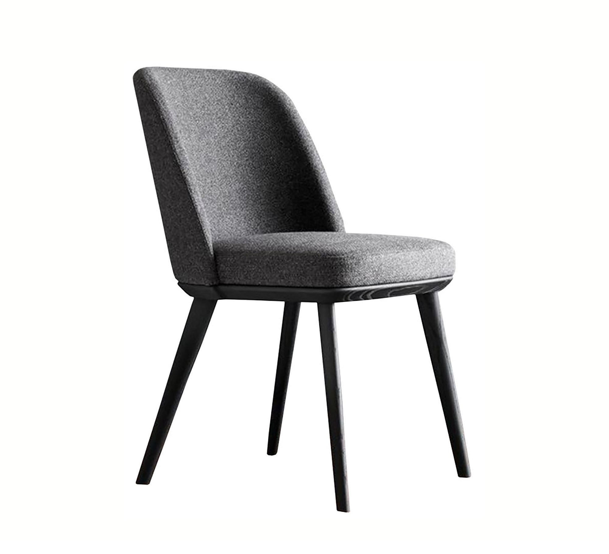 Dark grey upholstered chair - Vitrine Furniture - Furniture