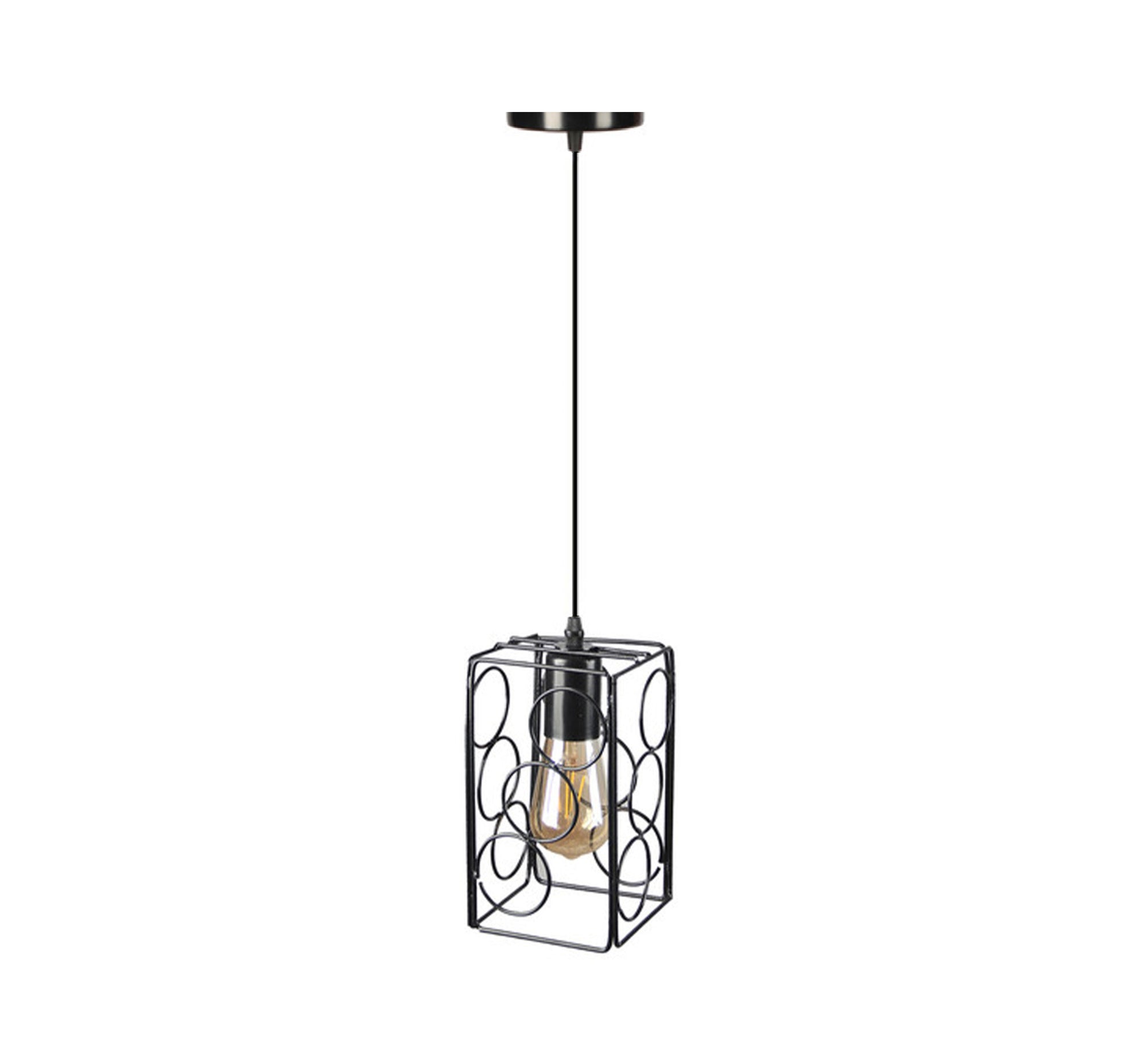 Decorative hollow metal cage pendant - Vitrine Furniture - Lighting