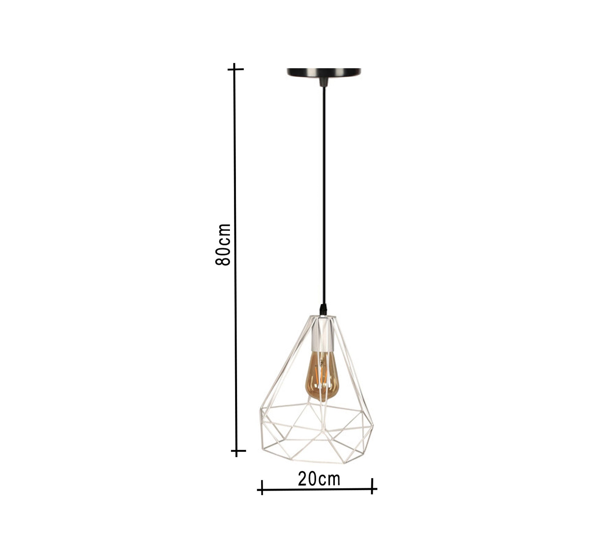 Decorative metal cage pendant - Vitrine Furniture - Lighting