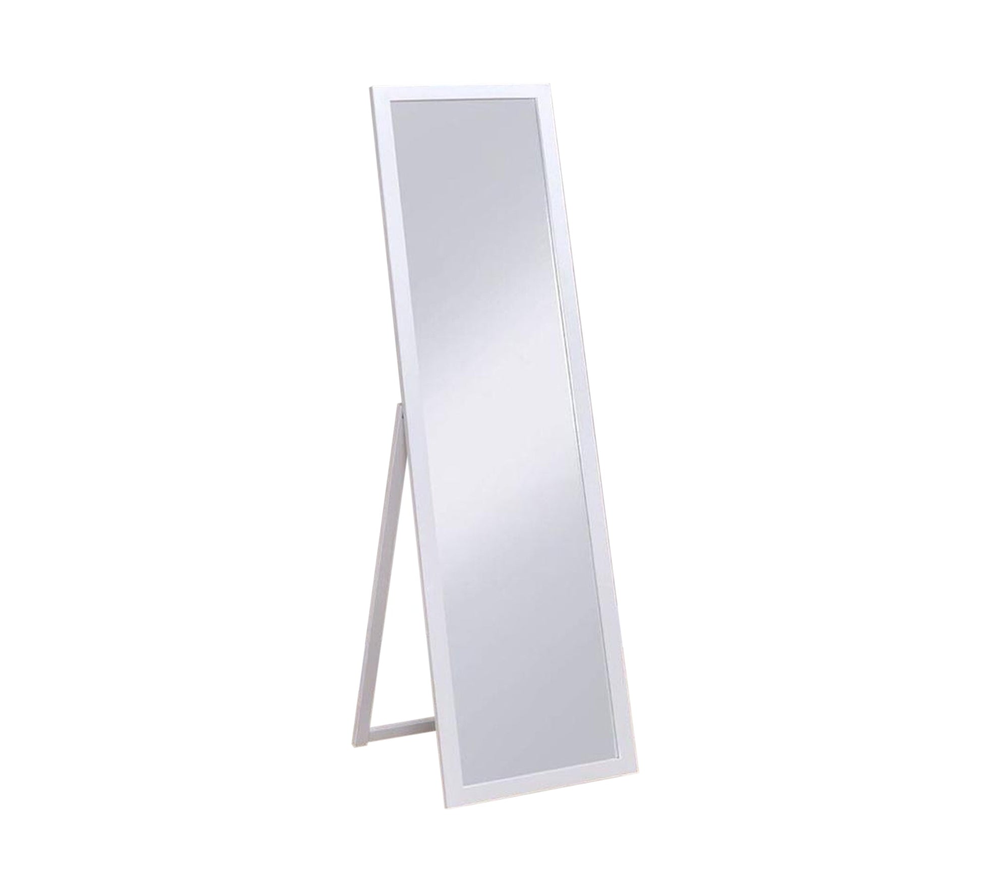 Decorative Mirror with White Rectangular Frame - Vitrine Furniture - Décor
