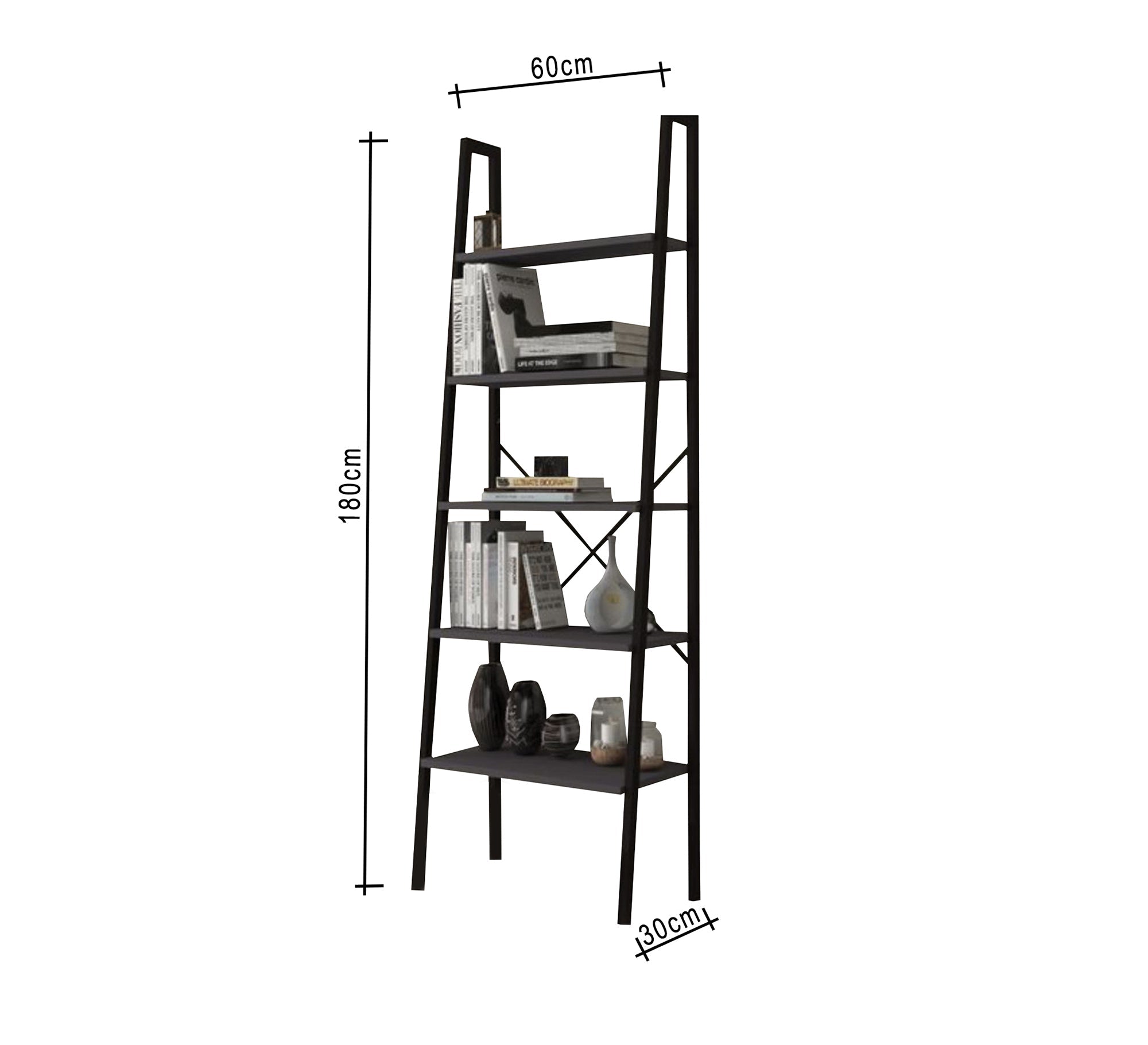 Decorative pieces unit in the shape of a ladder - Vitrine Furniture - Furniture