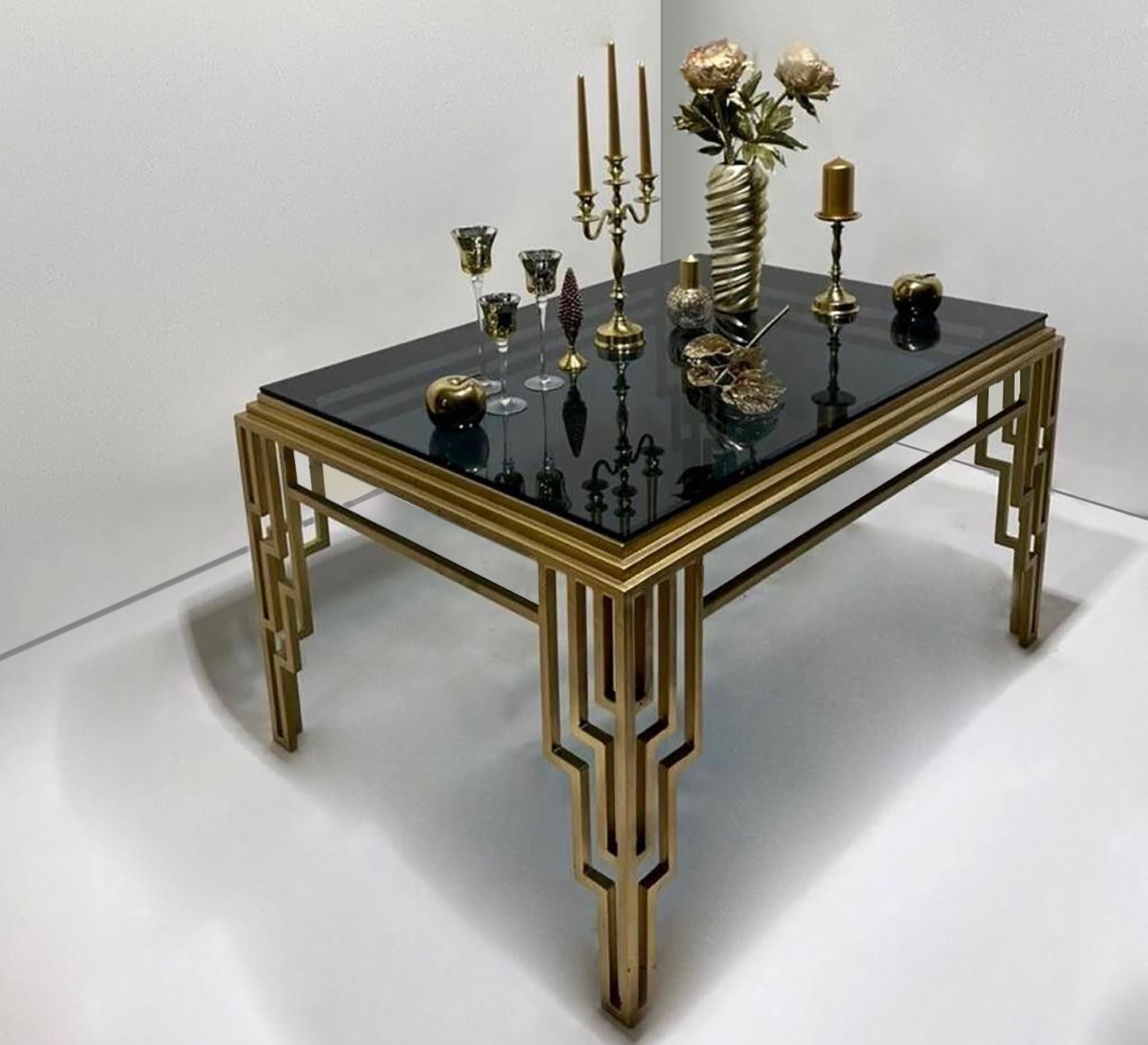 Decorative rectangular coffee table - Vitrine Furniture - Furniture