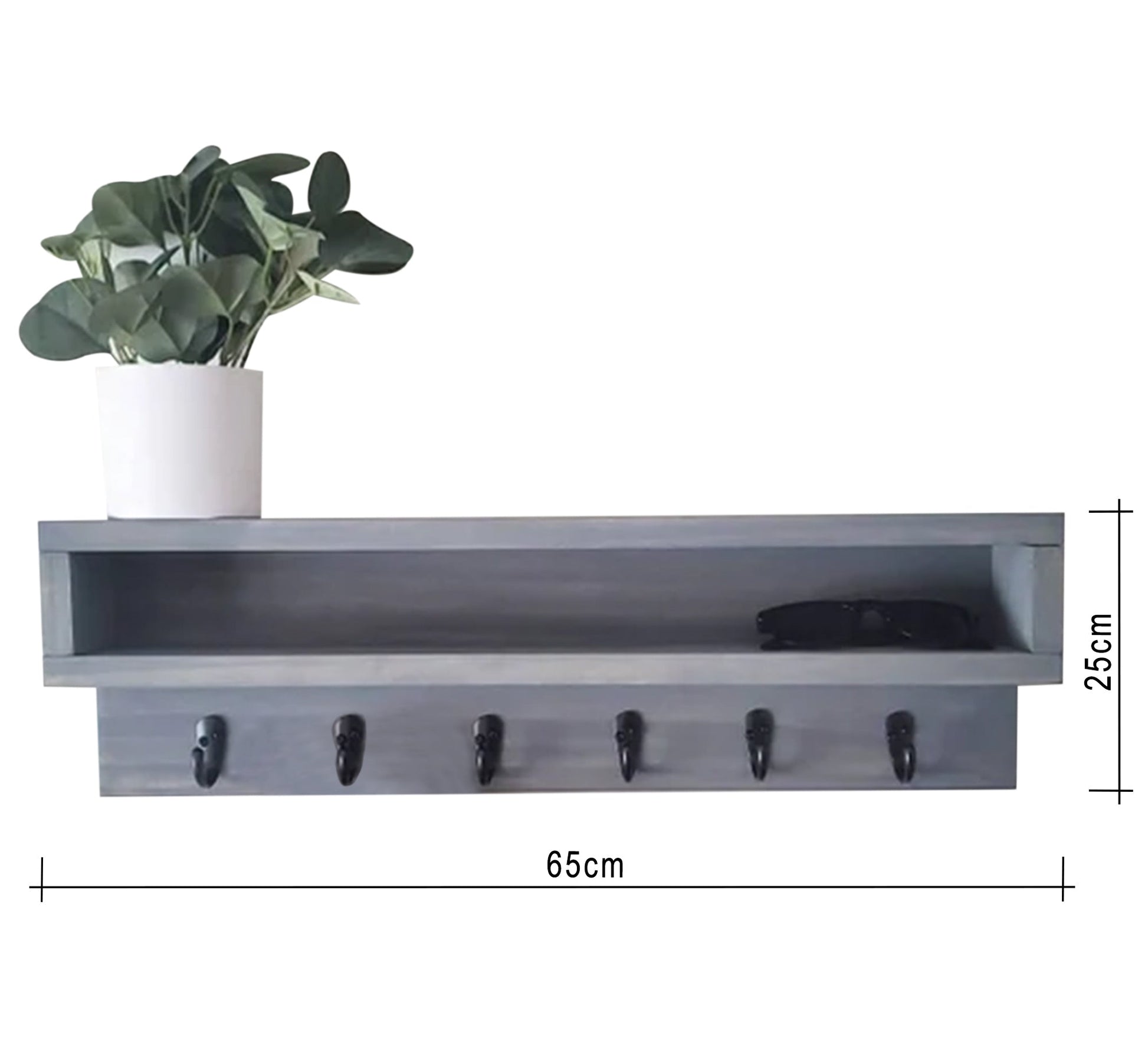 Decorative shelf and multi - purpose hangers - Vitrine Furniture - Furniture