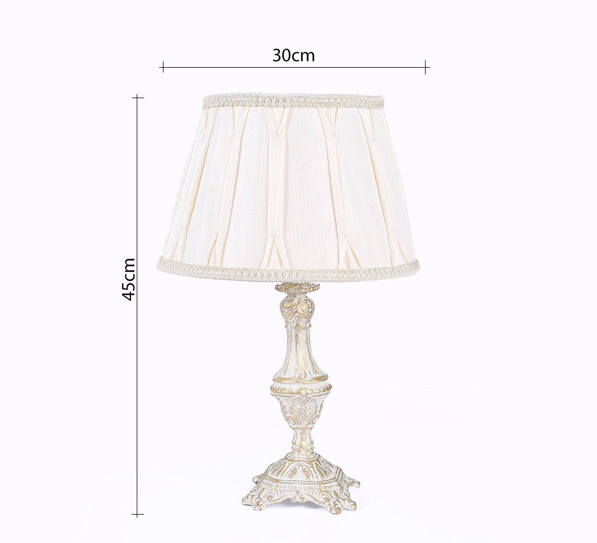 Decorative table lamp with an antique touch - Vitrine Furniture - Lighting