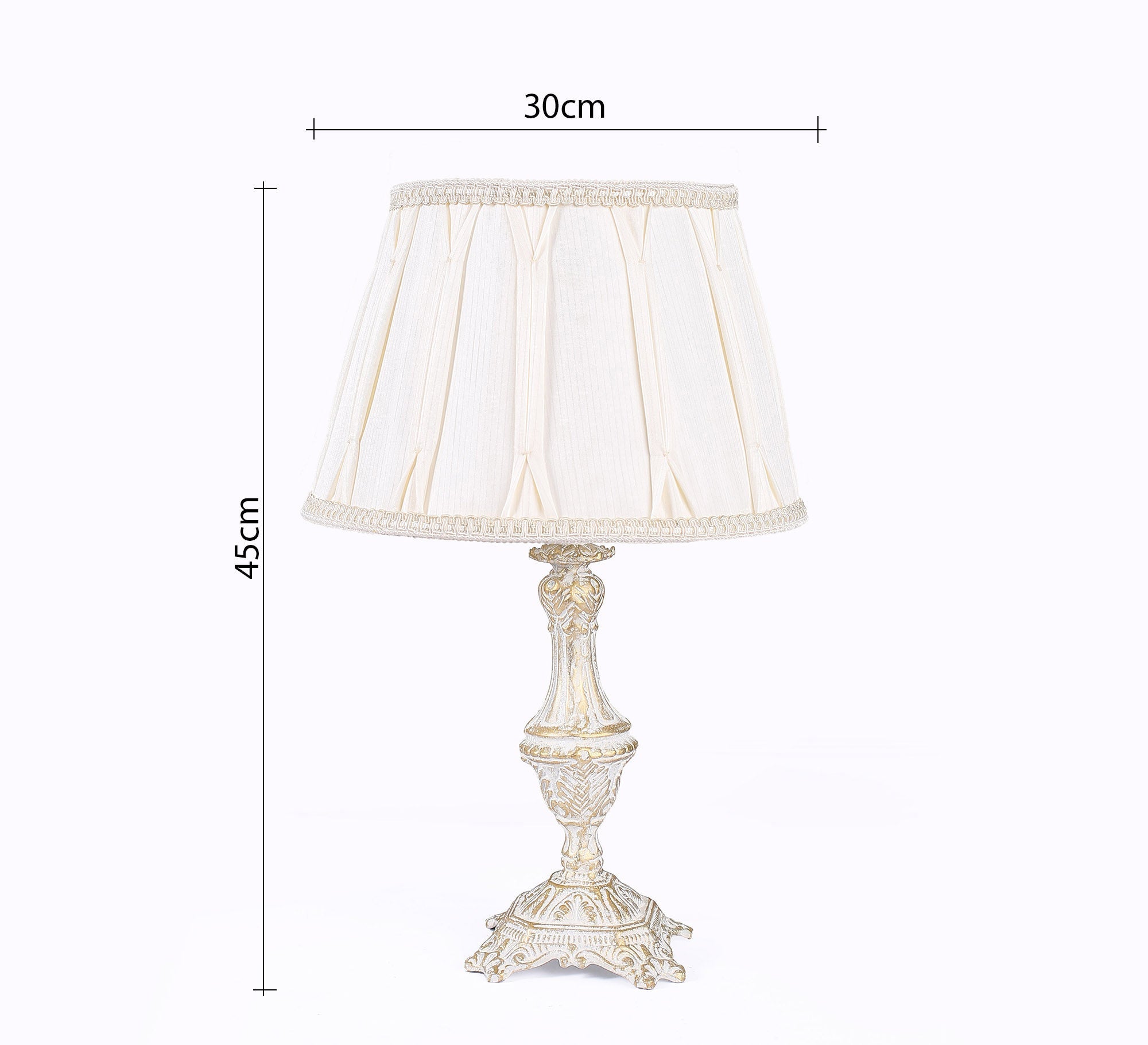Decorative table lamp with an antique touch - Vitrine Furniture - Lighting