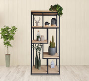 Decorative unit with iron frame and open shelves - Vitrine Furniture - Furniture