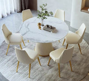 Decorative white dining table - Vitrine Furniture - Furniture