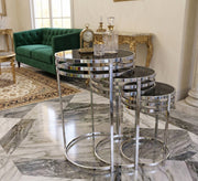 Delicate round table set - Vitrine Furniture - Side Tables