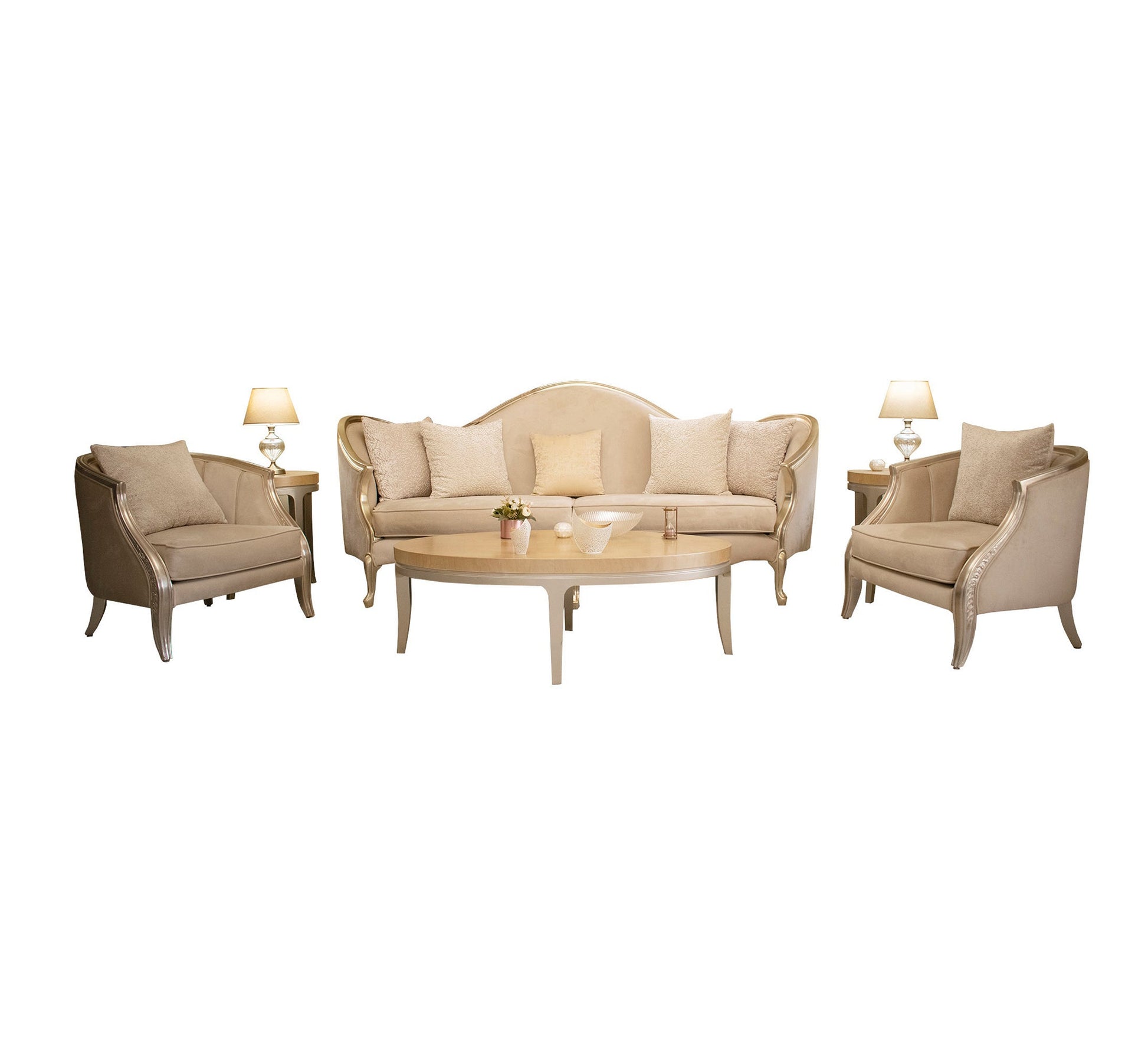 Deluxe Sofa Set: Stylish, Comfortable, Durable - Vitrine Furniture - Living room sets