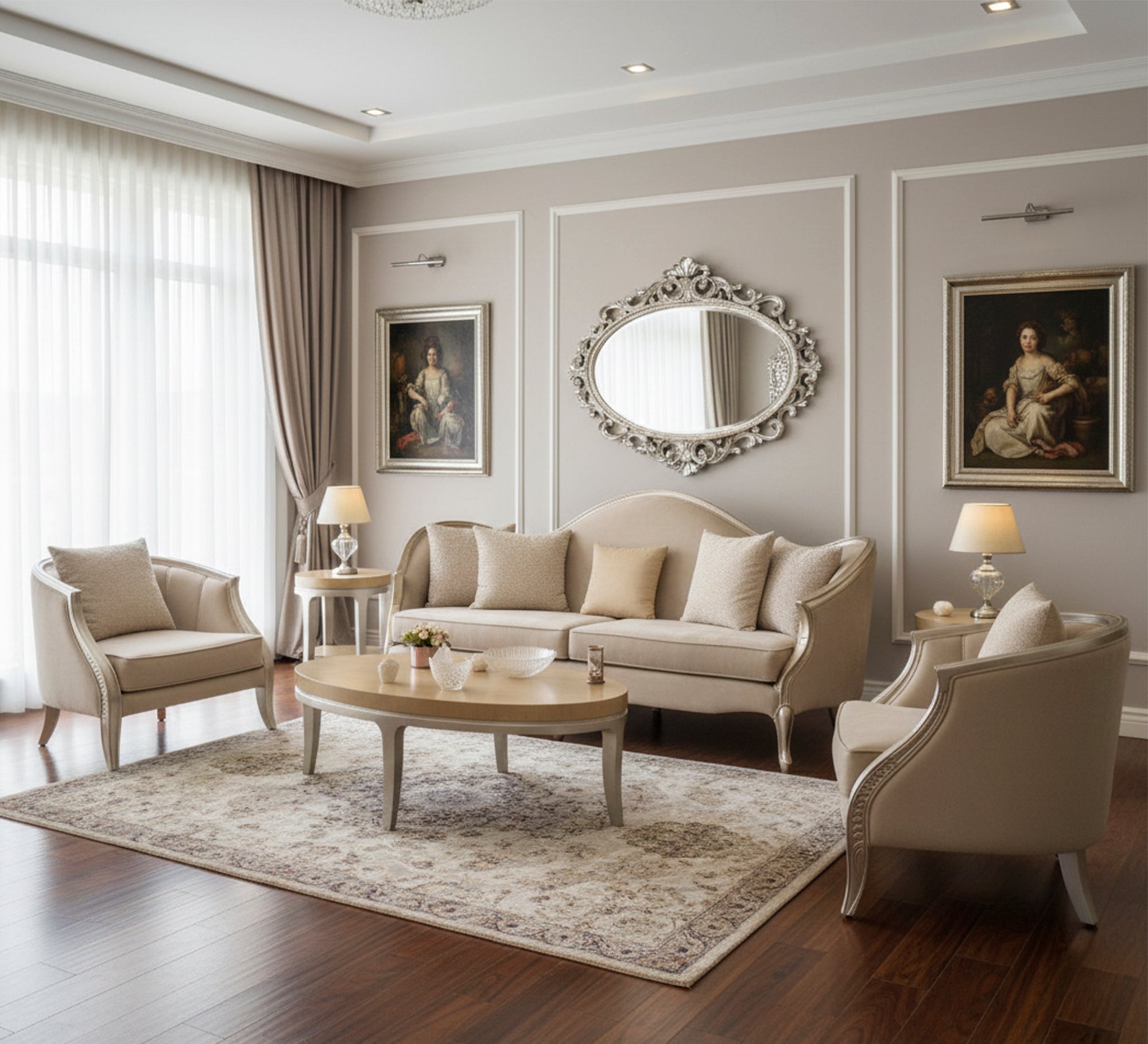 Deluxe Sofa Set: Stylish, Comfortable, Durable - Vitrine Furniture - Living room sets