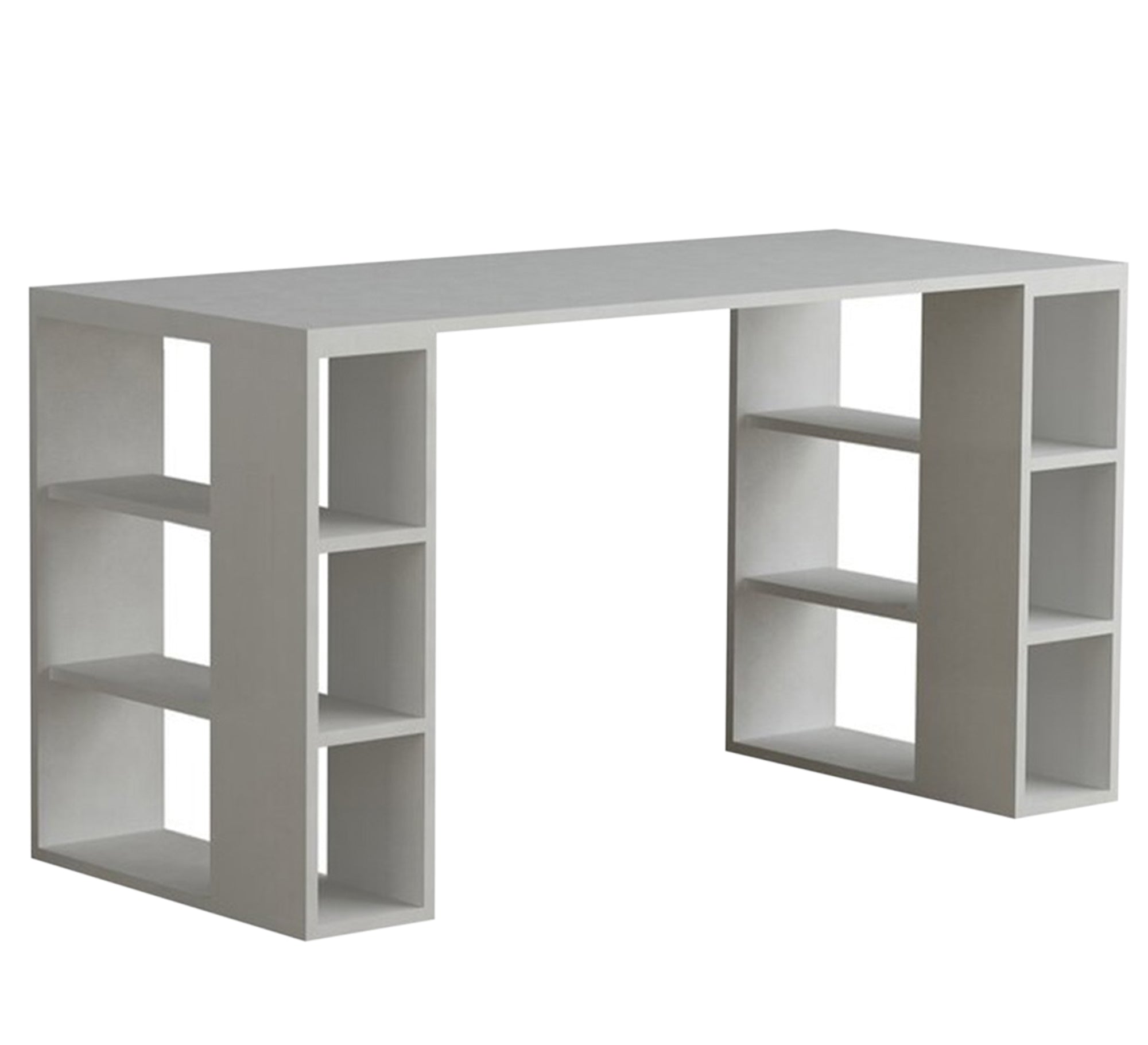 Desk 140 cm with open shelves to the right and left - Vitrine Furniture - Furniture