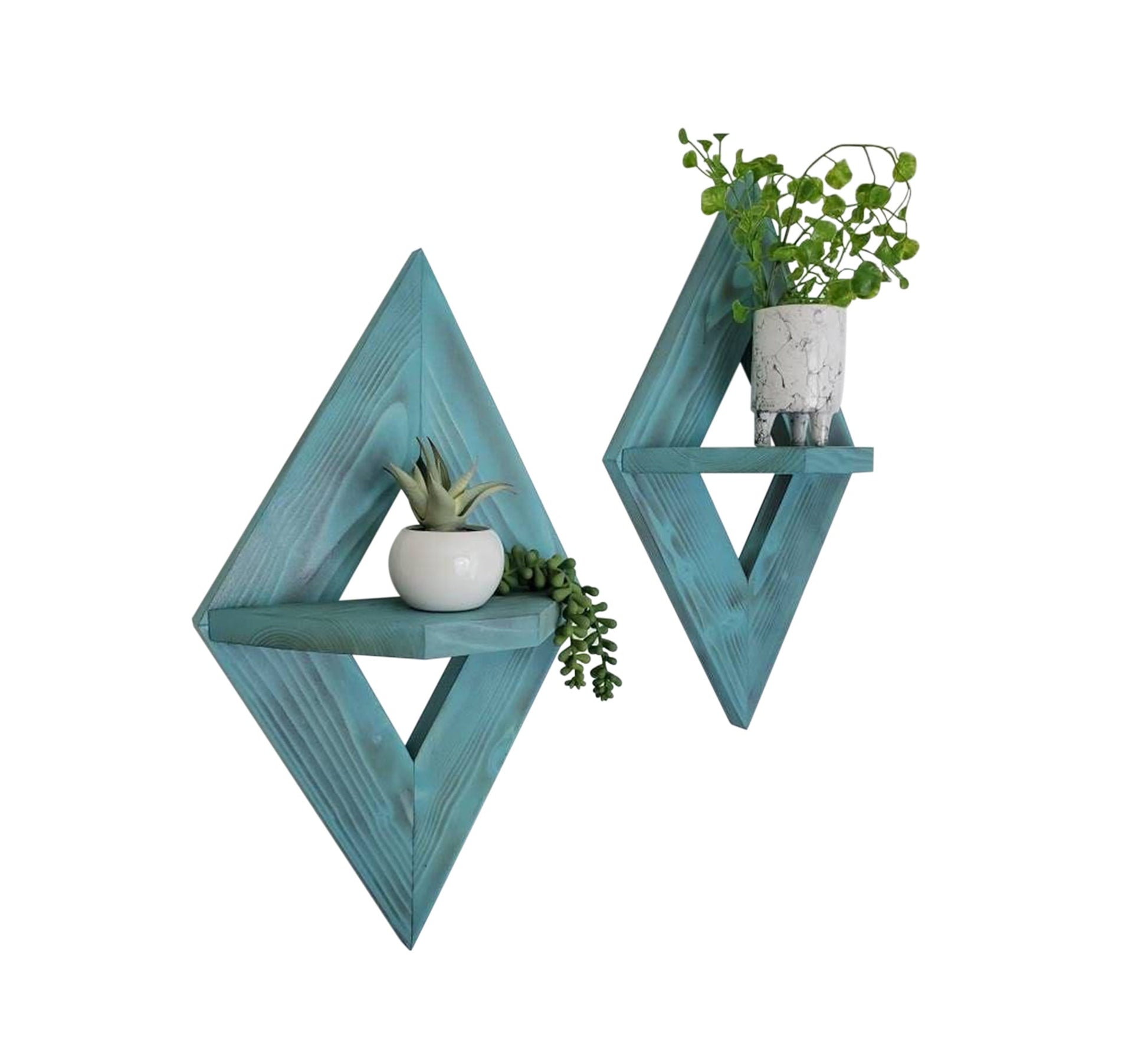 Diamond Blue Wall Art - Stylish & Elegant Décor - Vitrine Furniture - Furniture