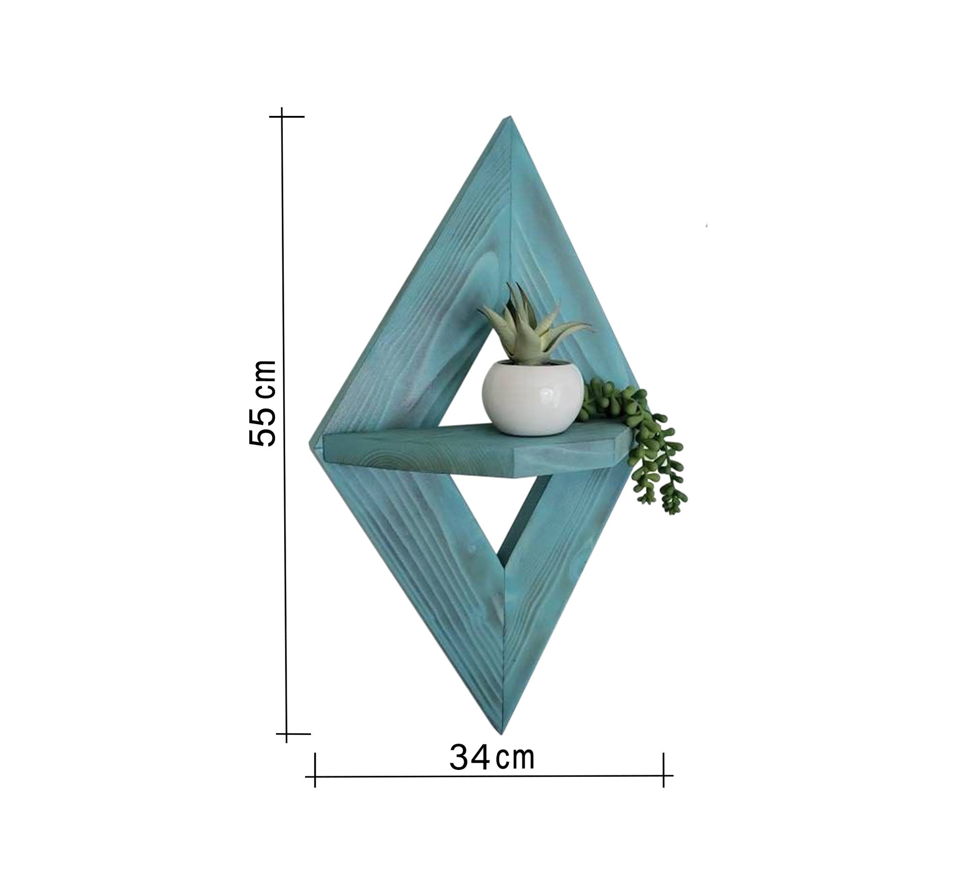 Diamond Blue Wall Art - Stylish & Elegant Décor - Vitrine Furniture - Furniture