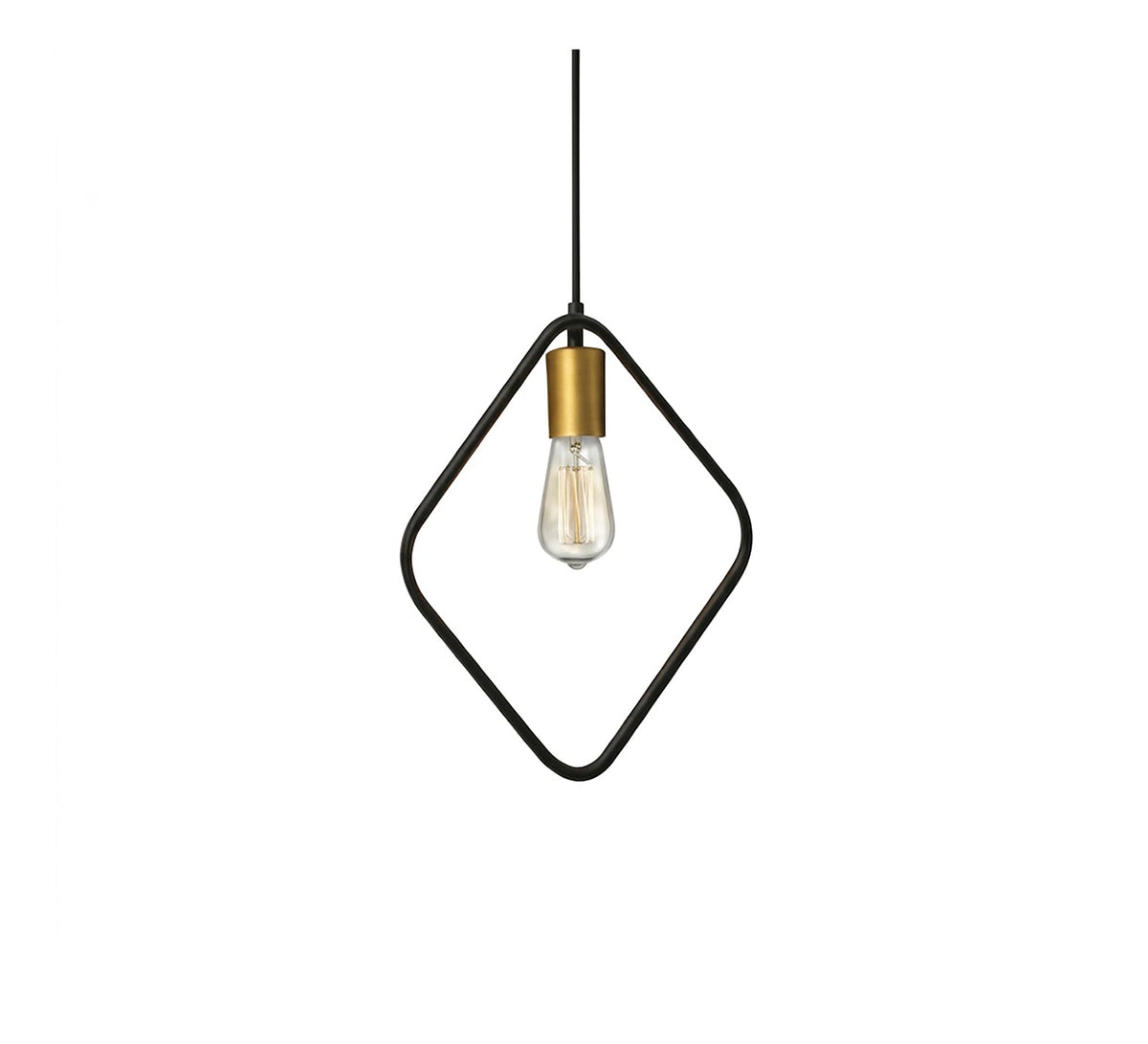Diamond Frame Industrial Edison Bulb Pendant - Vitrine Furniture - Ceiling lights