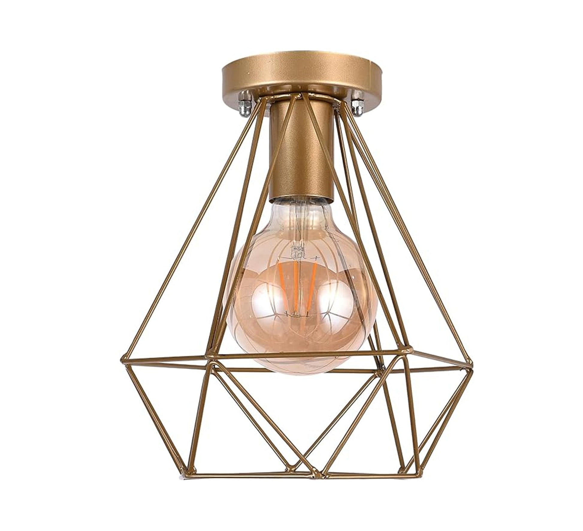 Diamond - shaped metal ceiling lamp - Vitrine Furniture - Lighting