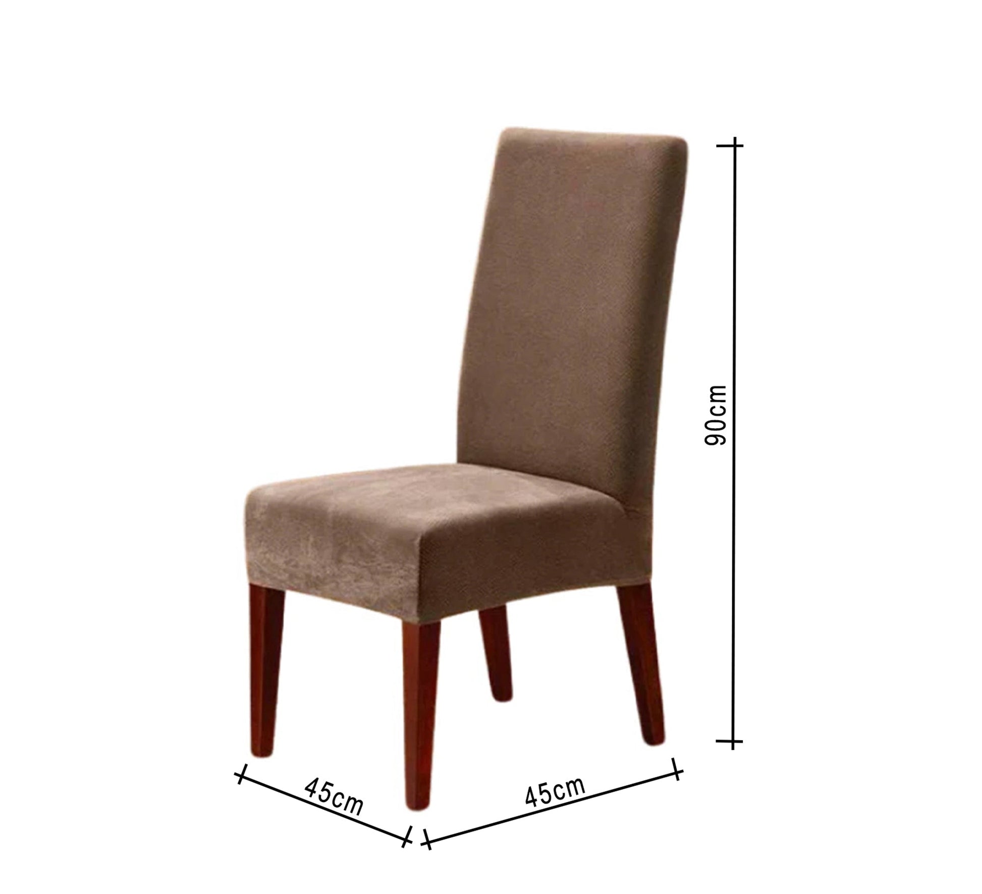 Dining chair in coffee color - Vitrine Furniture - Furniture