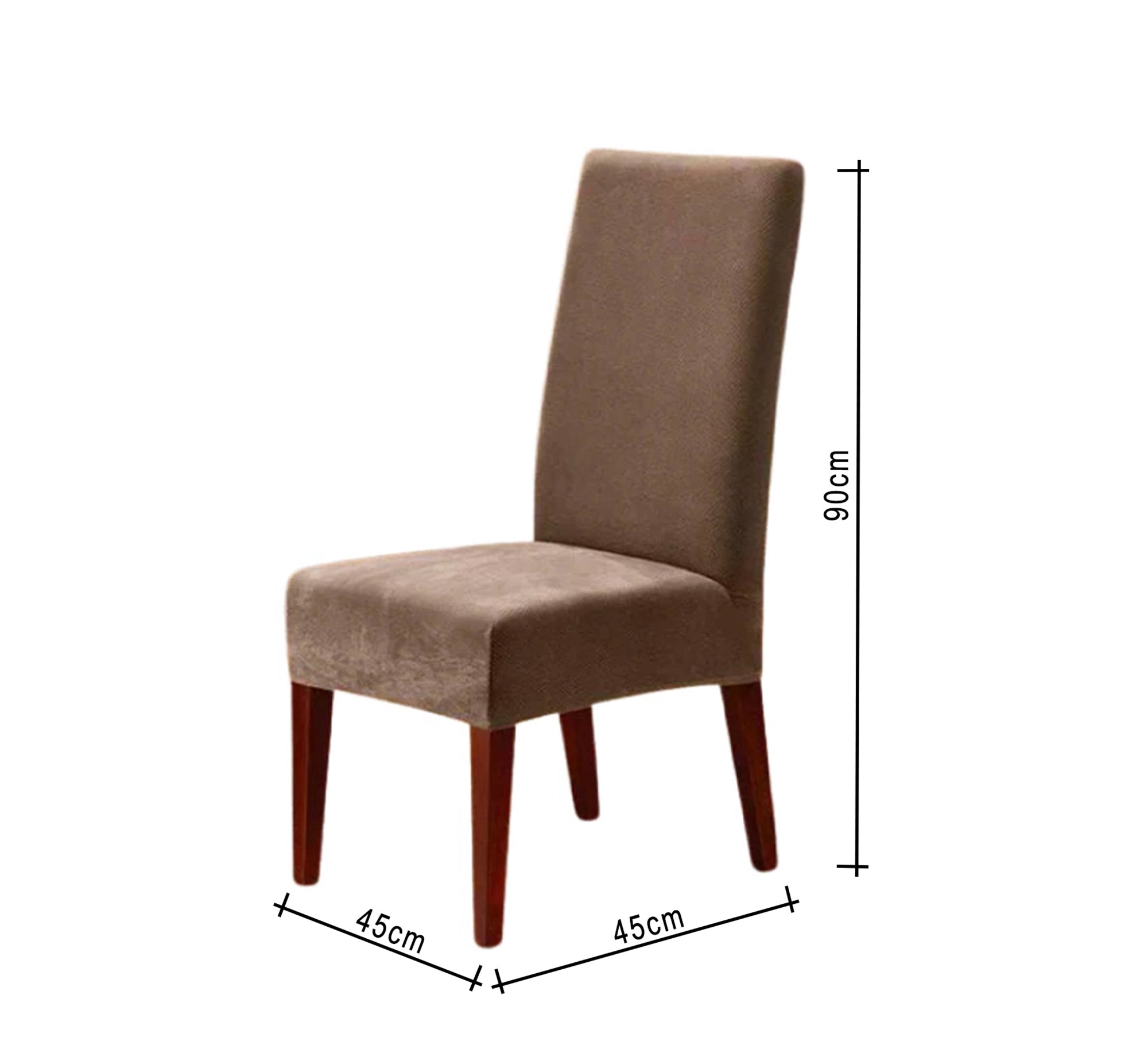 Dining chair in coffee color - Vitrine Furniture - Furniture