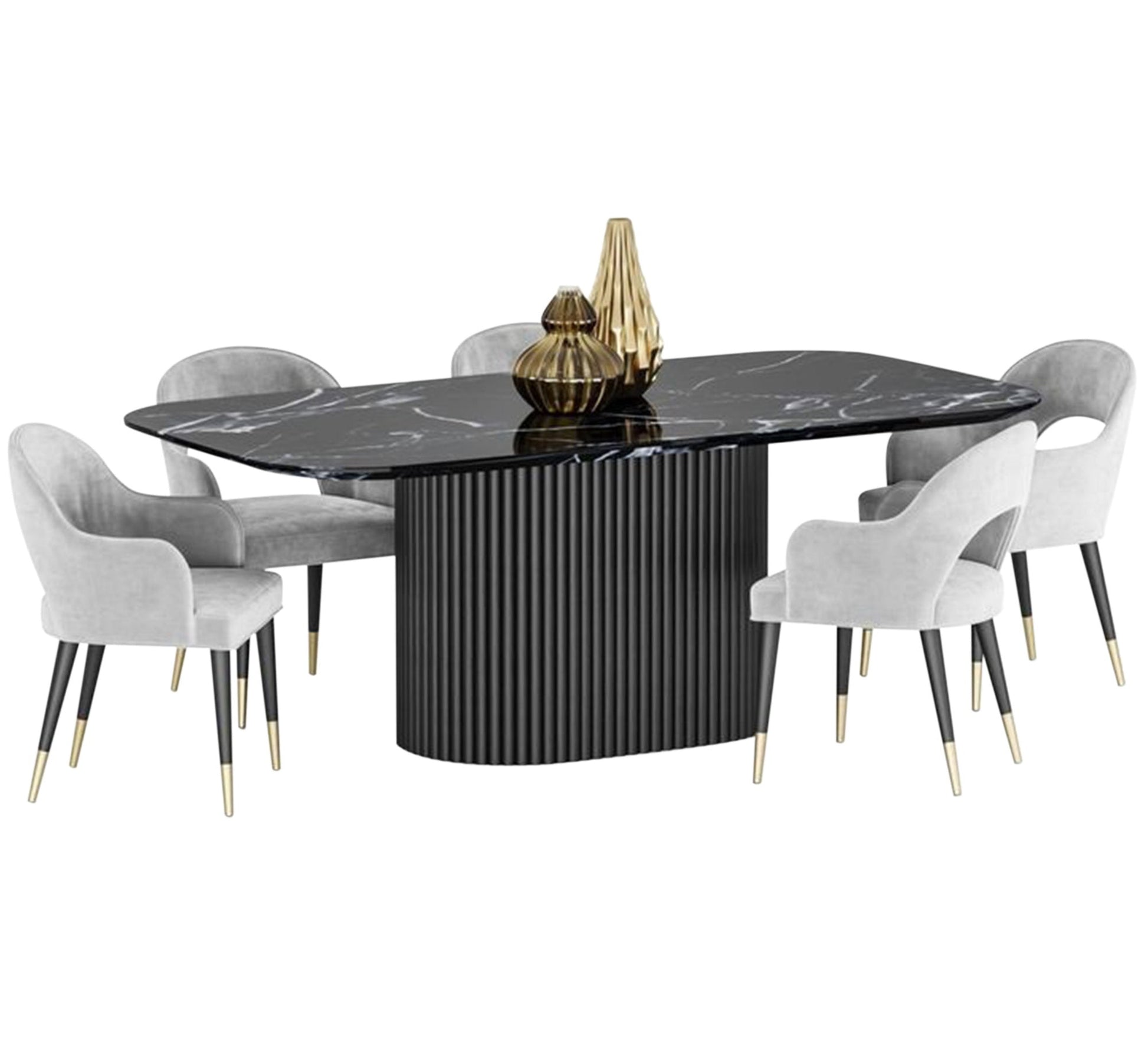 Dining table black*grey - Vitrine Furniture - Furniture