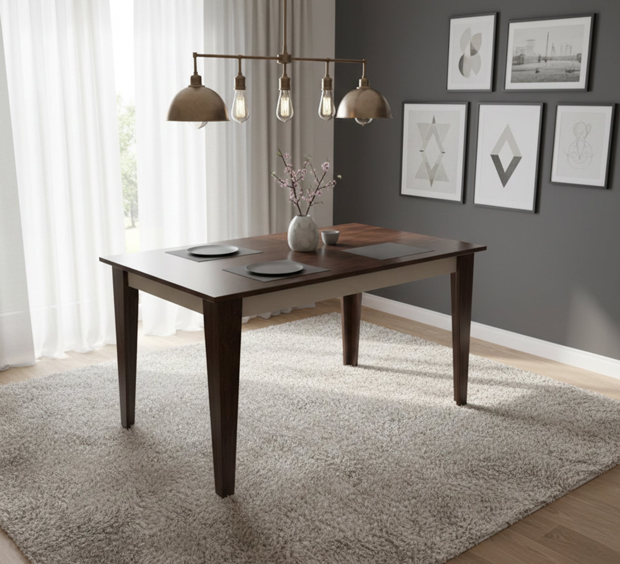 Dining table with a smooth surface - Vitrine Furniture - Furniture