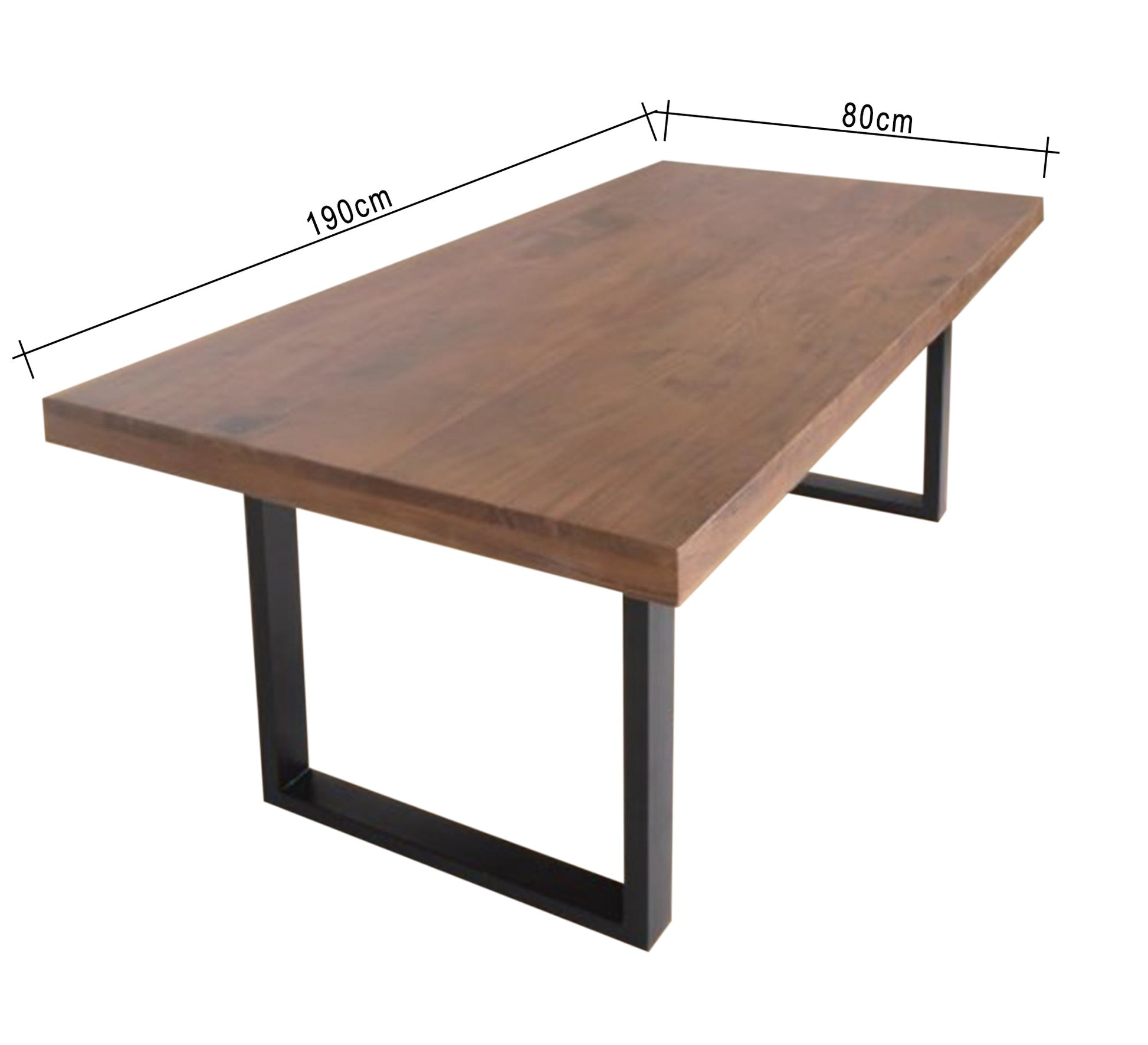 Dining table with attractive wooden top - Vitrine Furniture - Outdoor Products