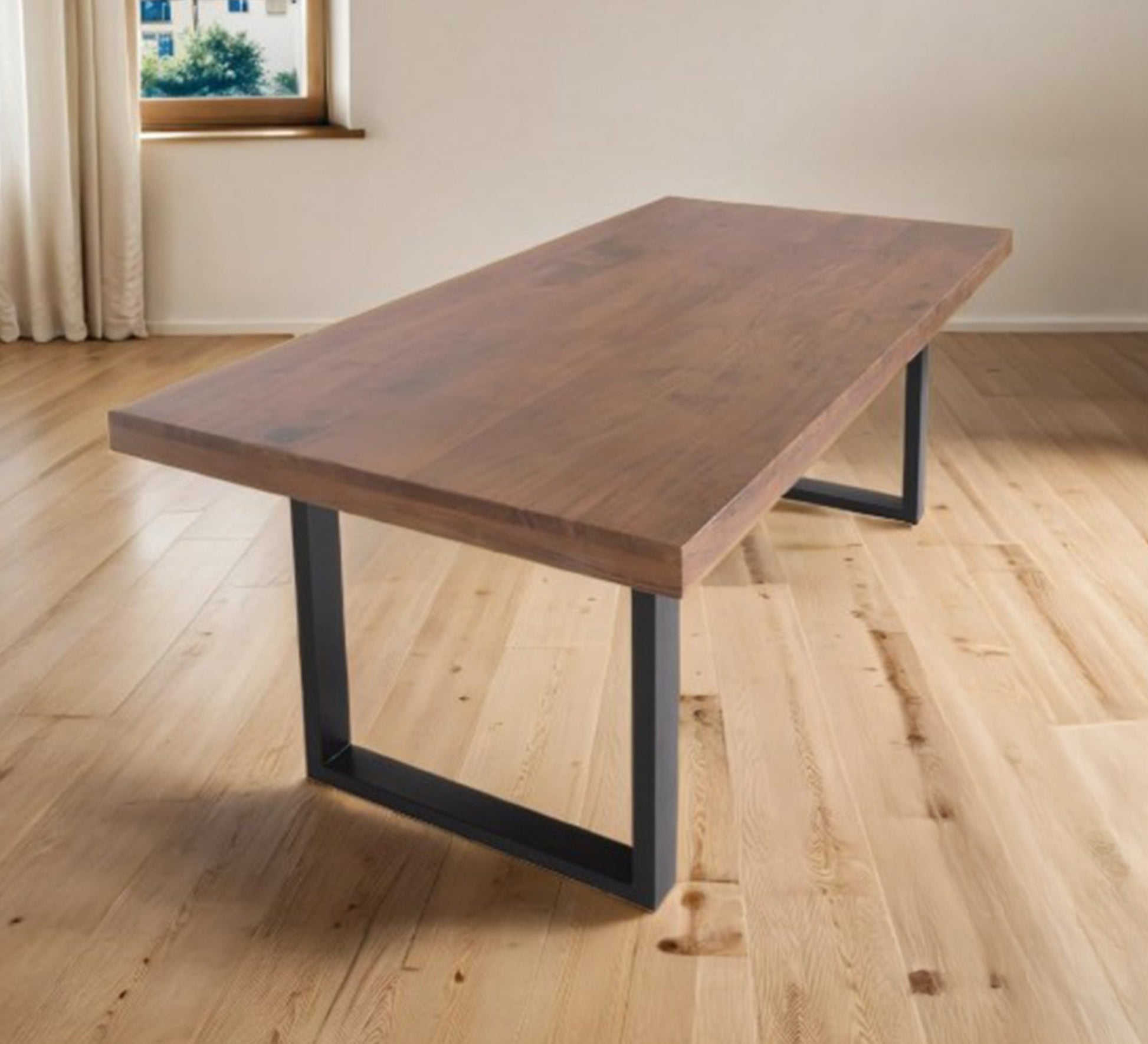 Dining table with attractive wooden top - Vitrine Furniture - Outdoor Products